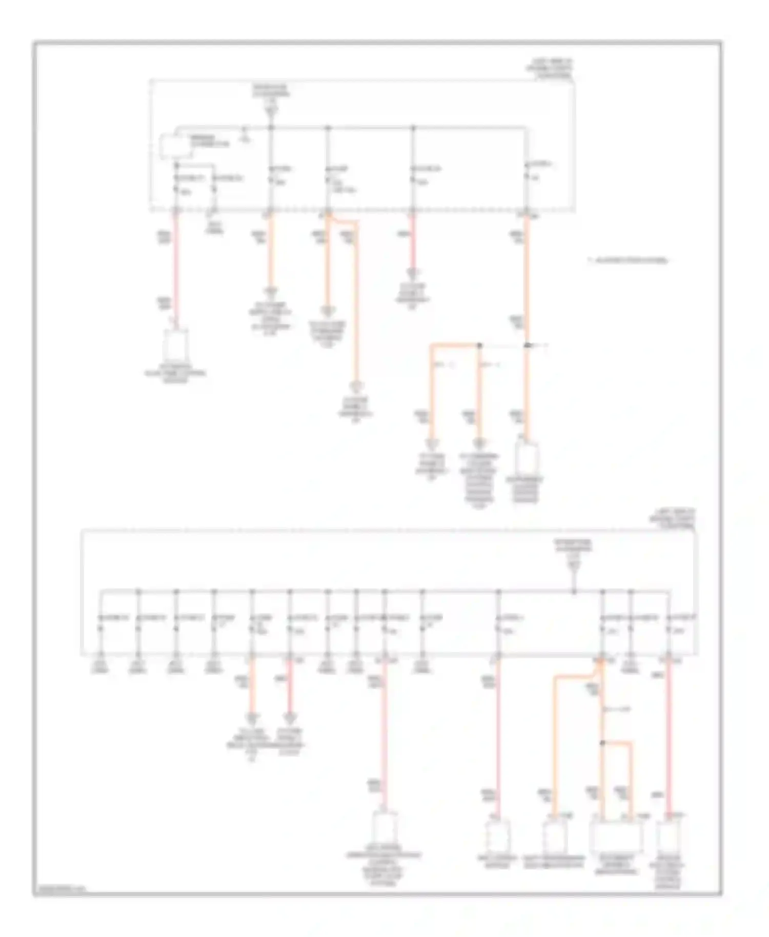 Golf Volkswagen Mk6 (2008-2012): Power distribution circuit, early production (2 of 6)