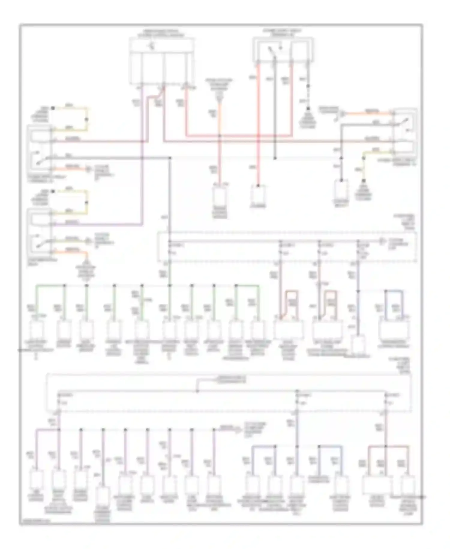 Golf Volkswagen Mk6 (2008-2012): Power distribution circuit, early production (6 of 6)