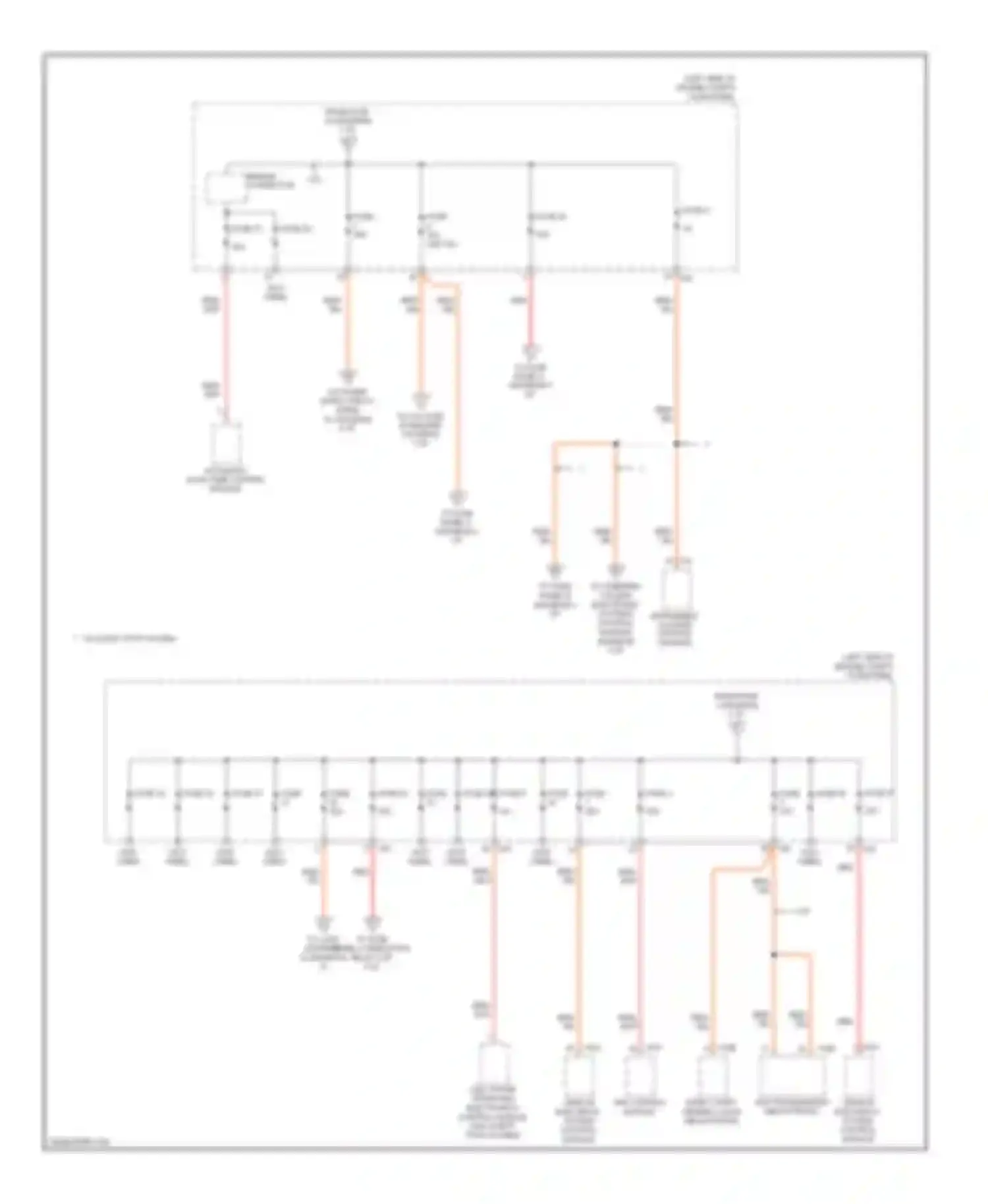 Golf Volkswagen Mk6 (2008-2012): Power distribution circuit, late production (2 of 6)