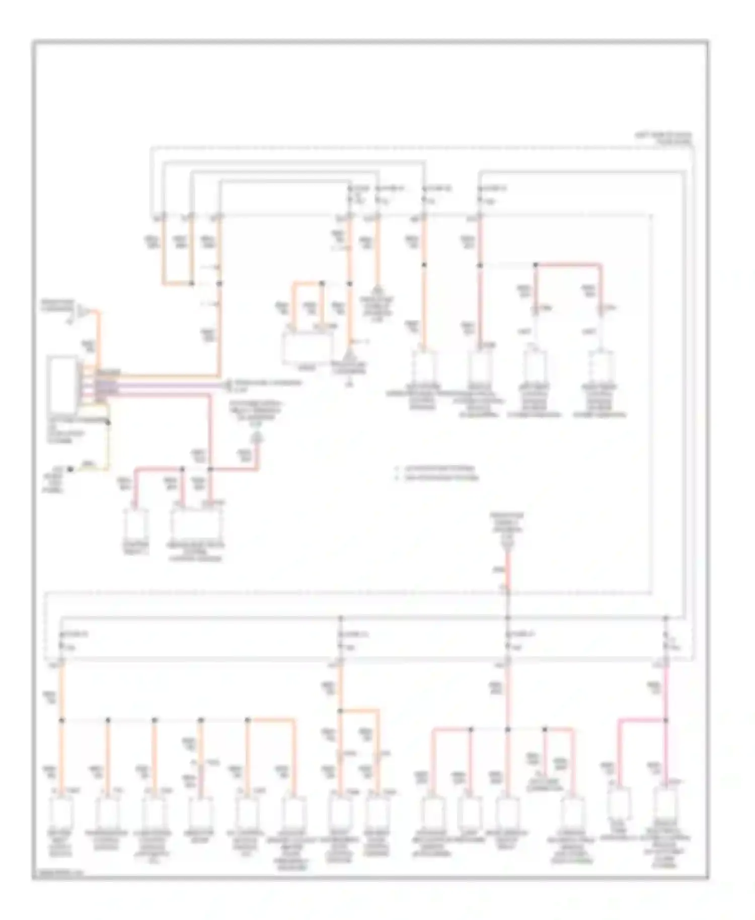 Golf Volkswagen Mk6 (2008-2012): Power distribution circuit, late production (3 of 6)