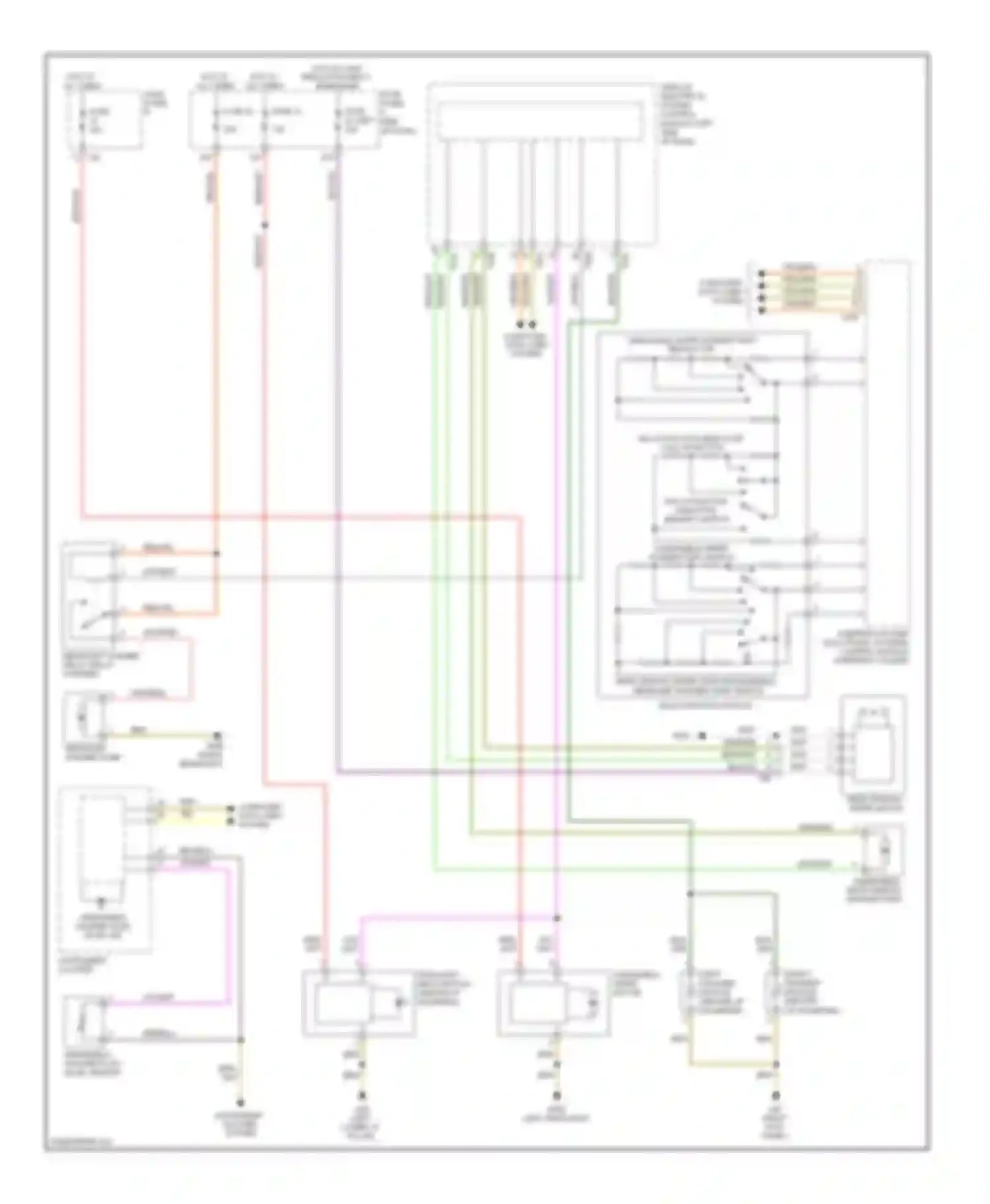 Golf Volkswagen Mk6 (2008-2012): Wiper/washer circuit, early production