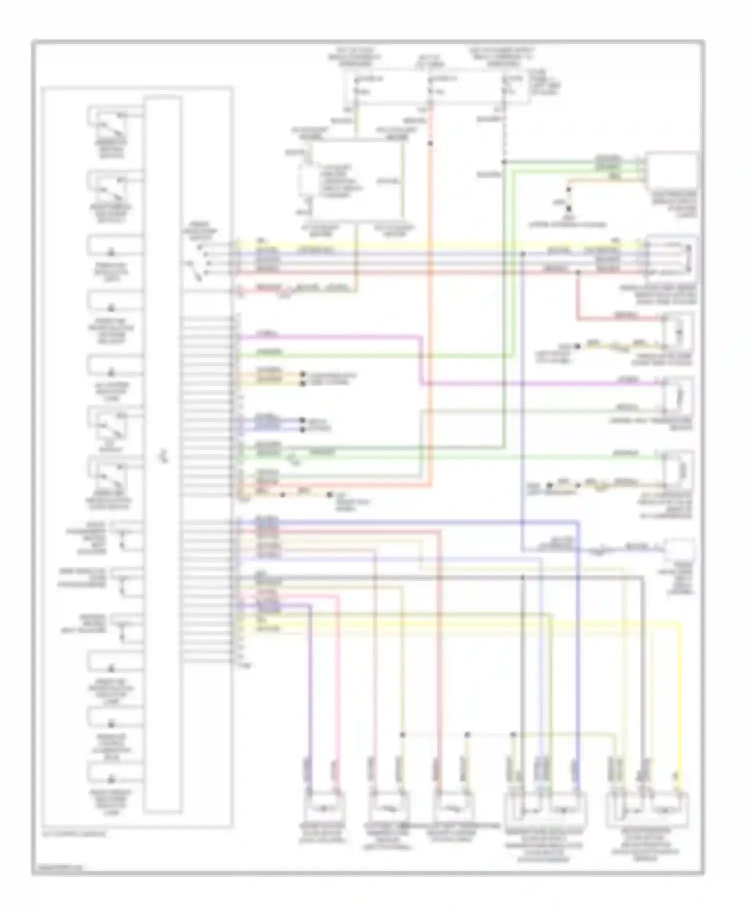 Wiring diagram a/c system indicator lamp for Volkswagen Golf Mk6 (2008-2012) (1 of 1)