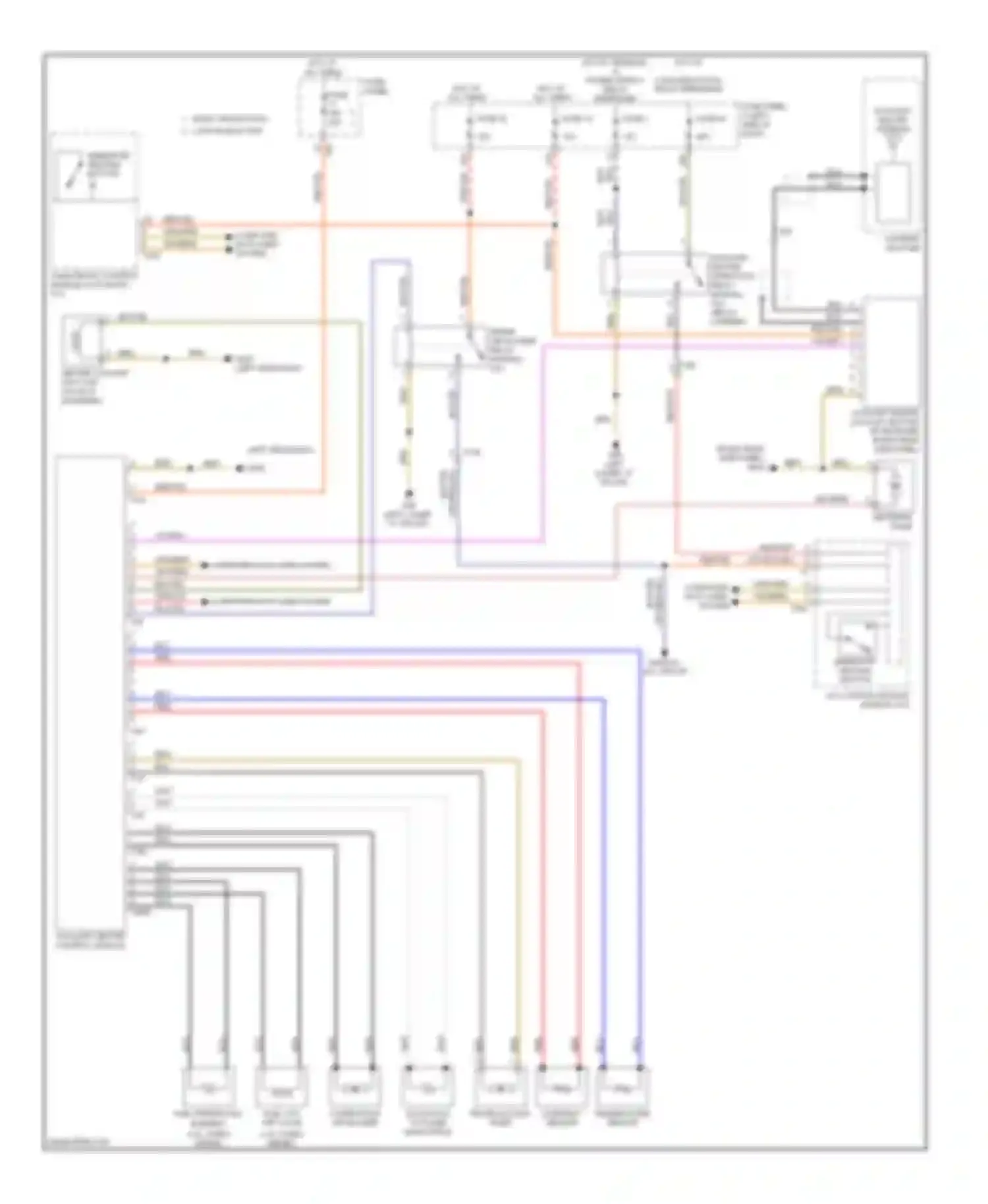 Wiring diagram auxiliary heater control module for Volkswagen Golf Mk6 (2008-2012) (1 of 5)