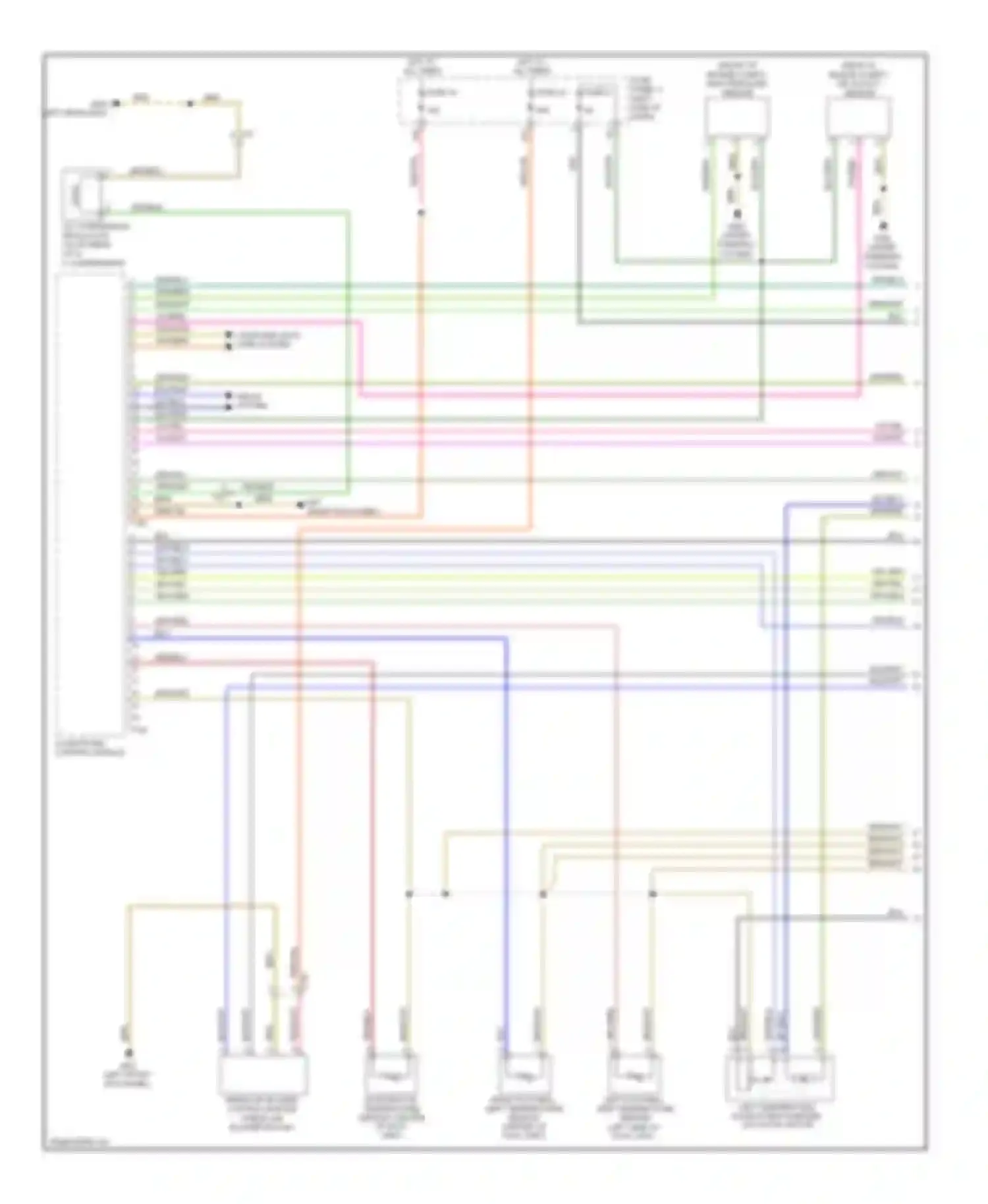 Wiring diagram climatronic control module for Volkswagen Golf Mk6 (2008-2012) (1 of 5)