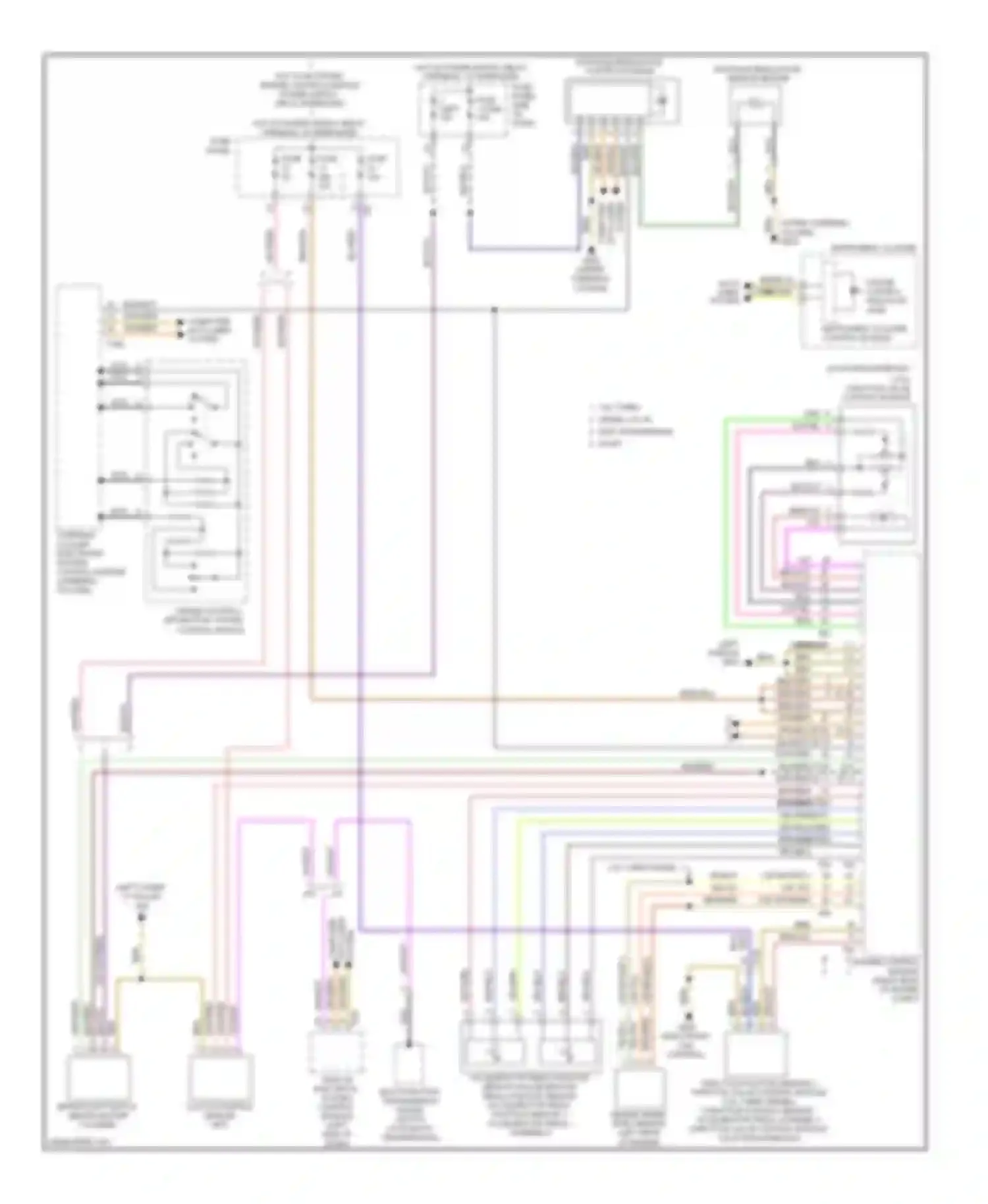 Wiring diagram computer data lines system for Volkswagen Golf Mk6 (2008-2012) (13 of 94)
