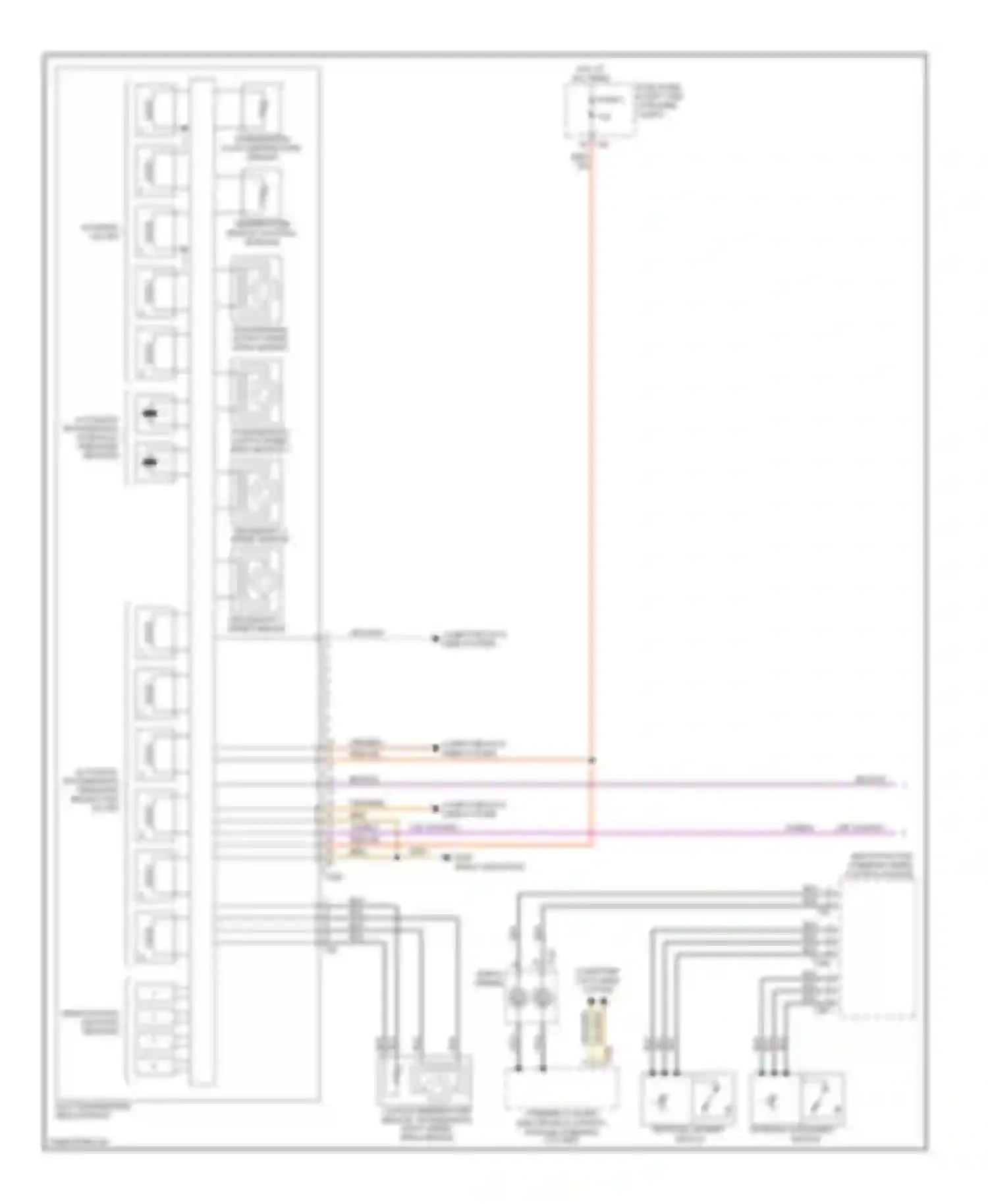 Wiring diagram computer data lines system for Volkswagen Golf Mk6 (2008-2012) (88 of 94)