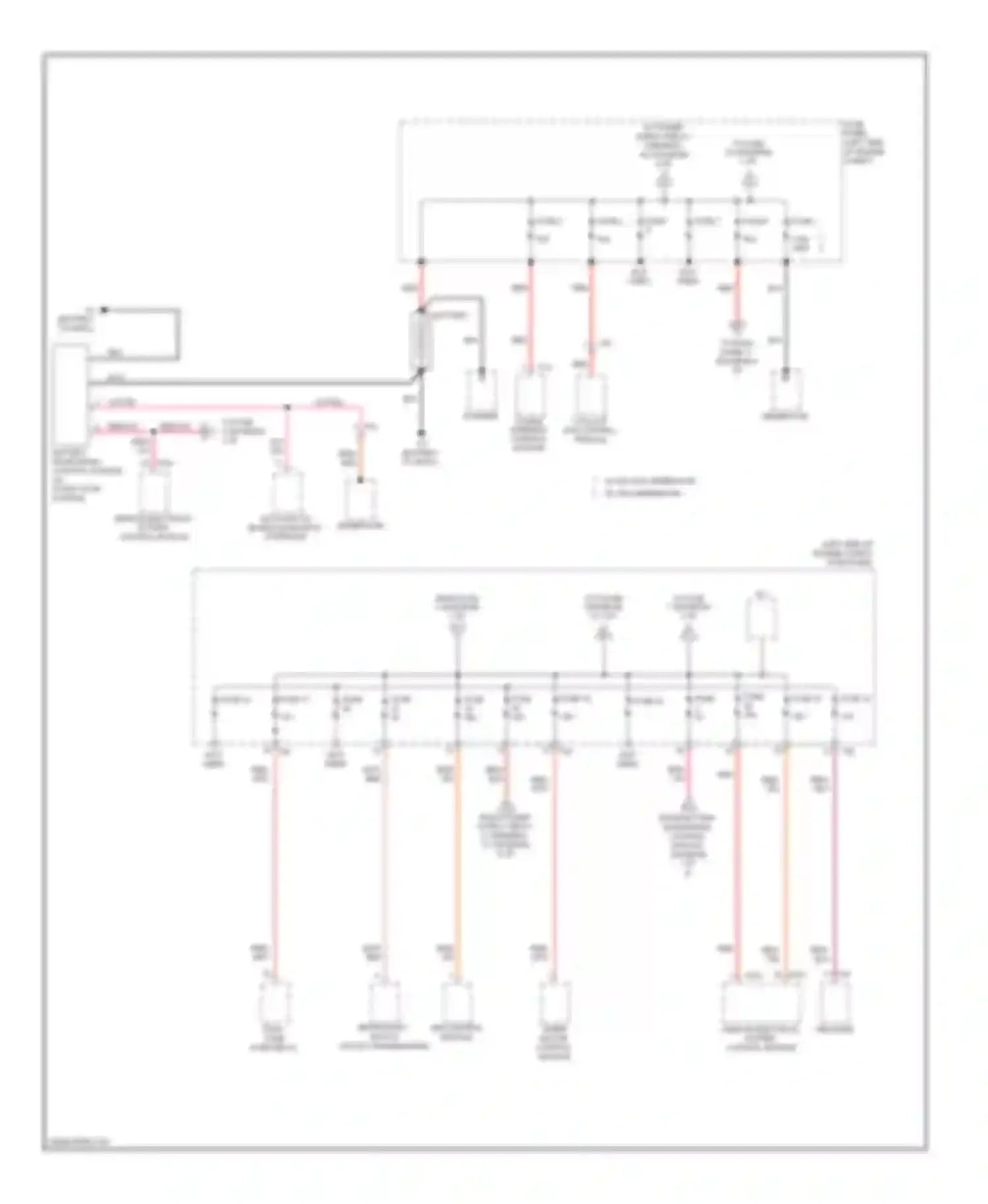 Wiring diagram data bus on board diagnostic interface for Volkswagen Golf Mk6 (2008-2012) (4 of 6)