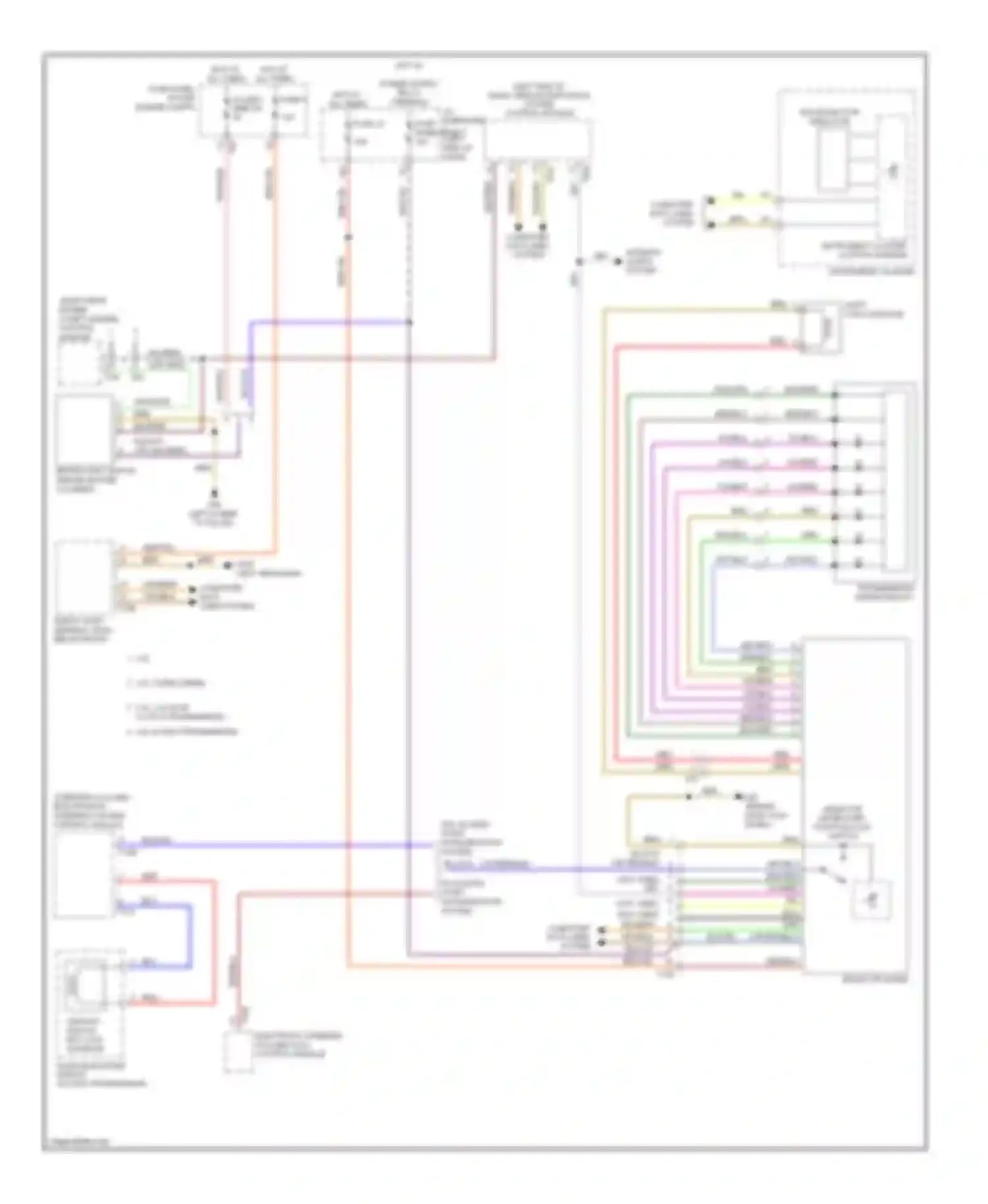Wiring diagram electronic steering column lock control module for Volkswagen Golf Mk6 (2008-2012) (5 of 6)