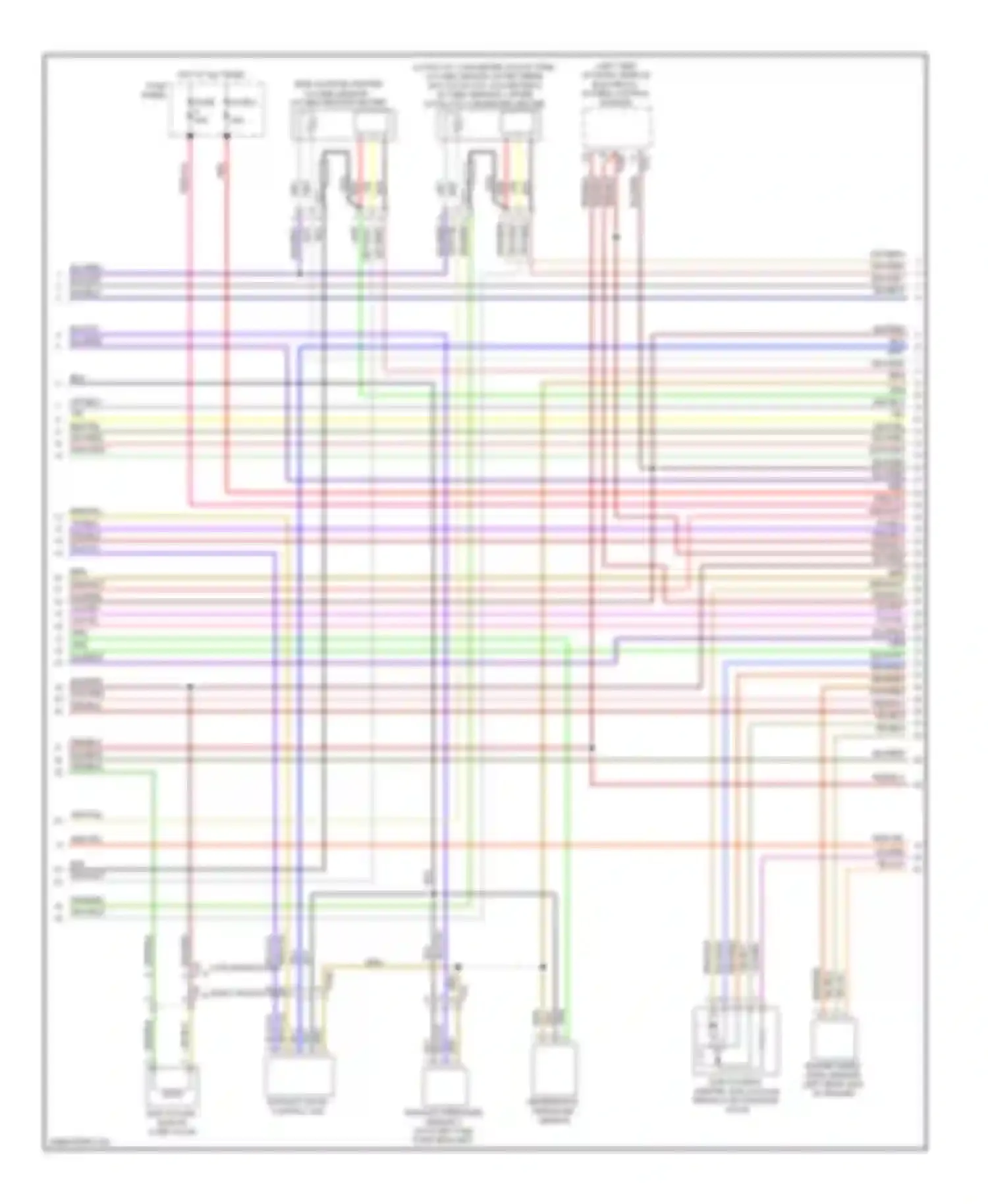 Wiring diagram fuse panel a for Volkswagen Golf Mk6 (2008-2012) (6 of 6)