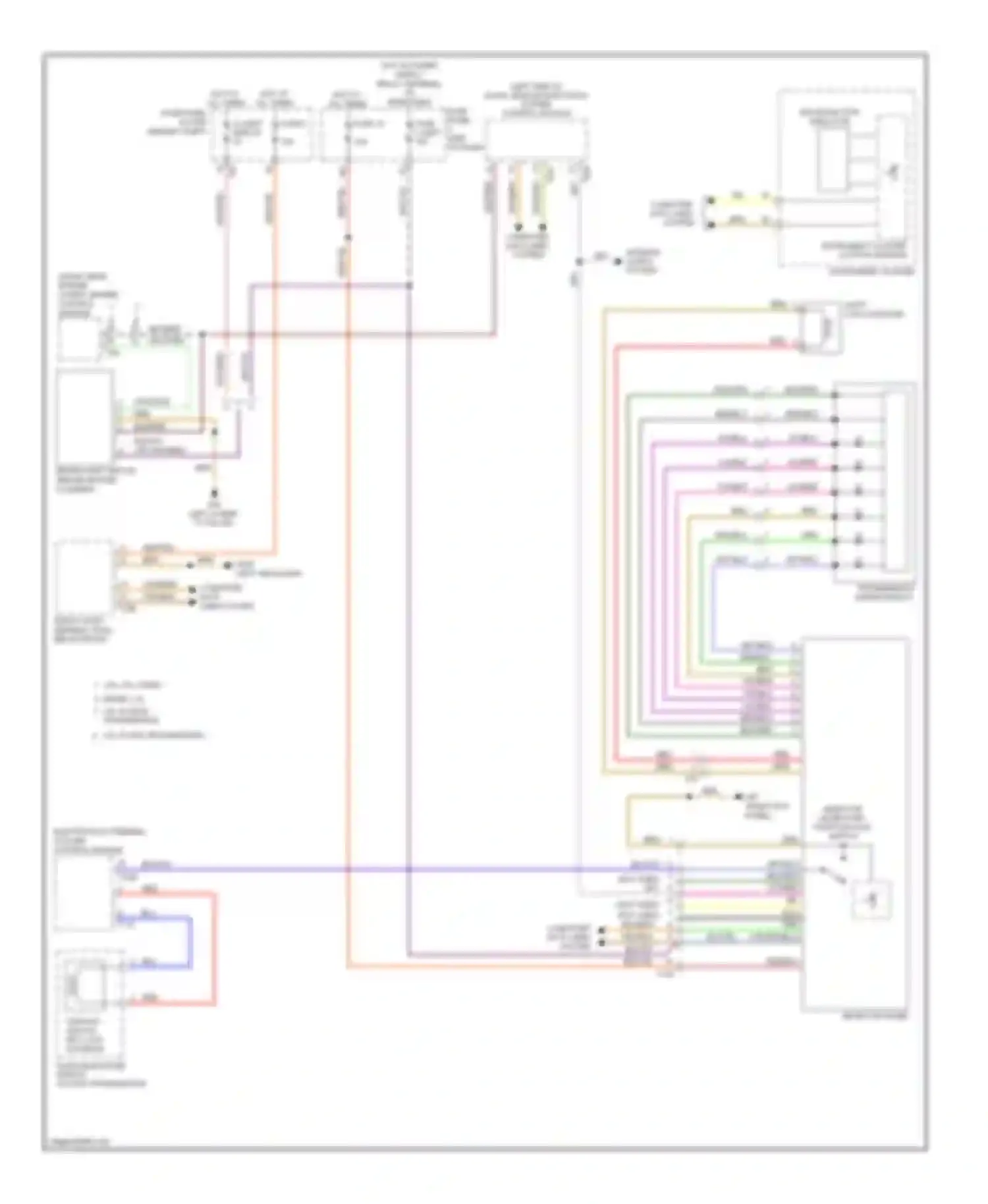 Wiring diagram ignition switch key lock solenoid for Volkswagen Golf Mk6 (2008-2012) (3 of 4)