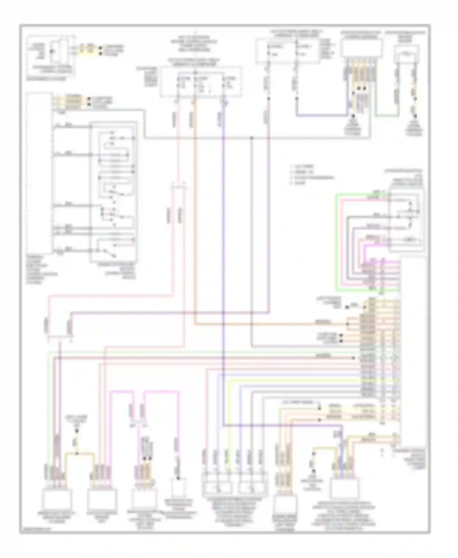 Wiring diagram instrument cluster control module for Volkswagen Golf Mk6 (2008-2012) (4 of 38)