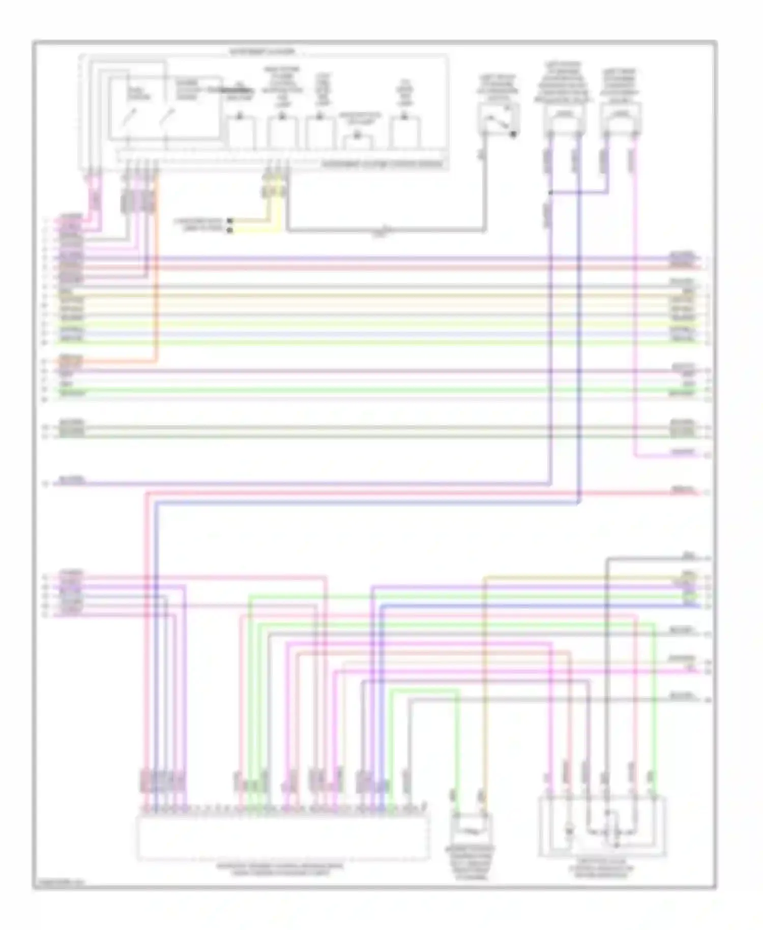 Wiring diagram instrument cluster control module for Volkswagen Golf Mk6 (2008-2012) (10 of 38)