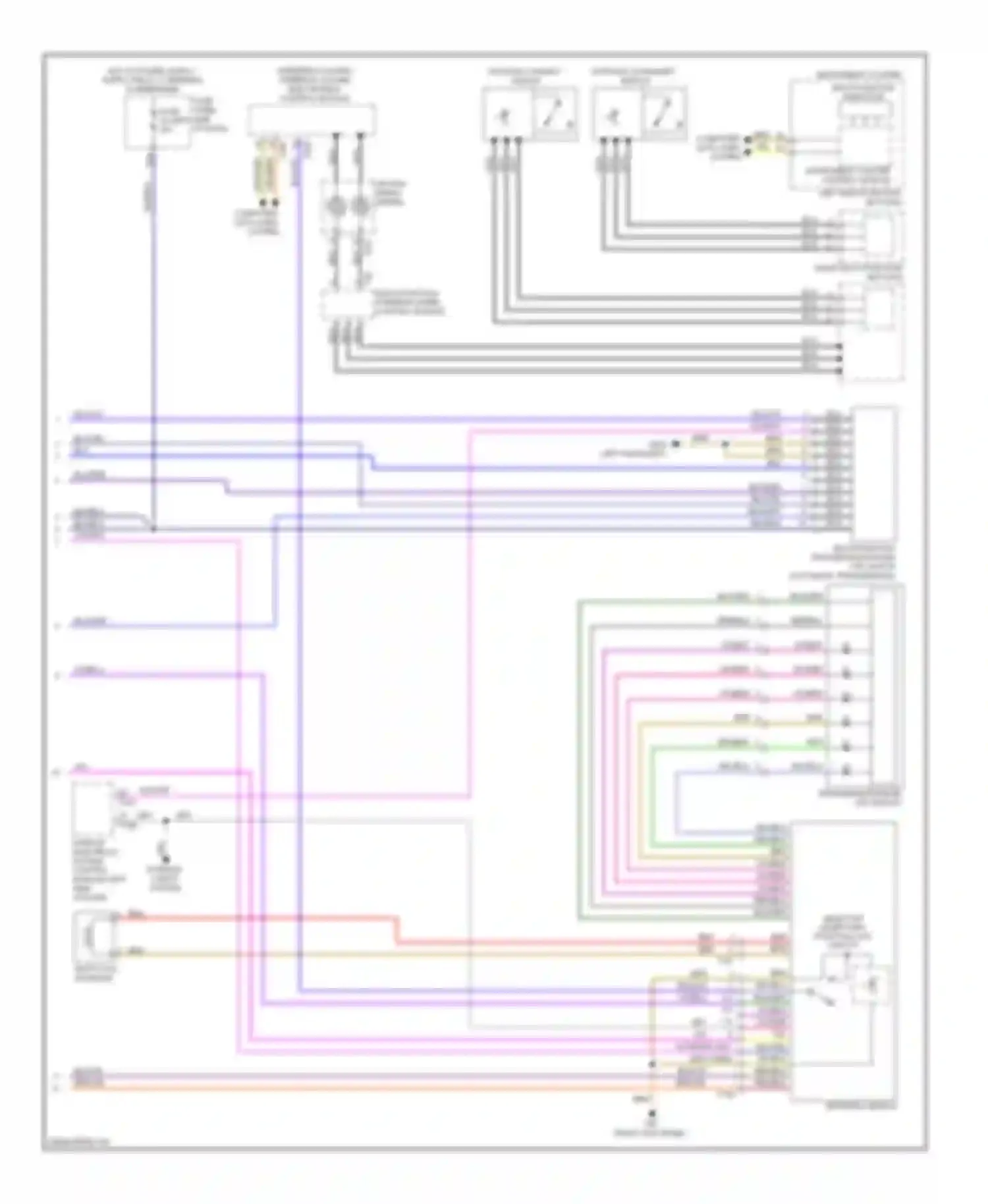 Wiring diagram instrument cluster control module for Volkswagen Golf Mk6 (2008-2012) (31 of 38)