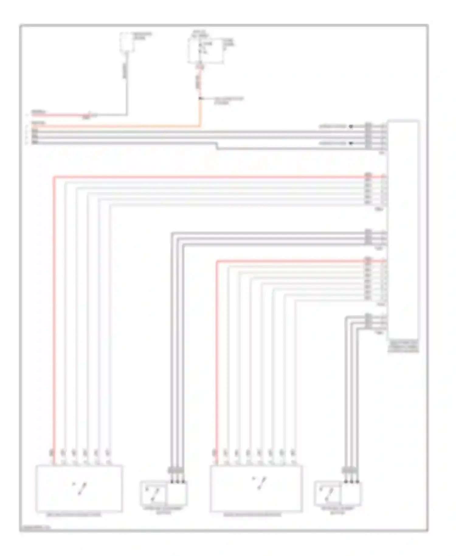 Wiring diagram right multi-function buttons for Volkswagen Golf Mk6 (2008-2012) (4 of 4)