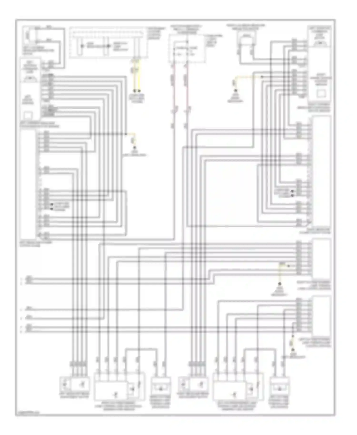 Wiring diagram right swivel module position sensor for Volkswagen Golf Mk6 (2008-2012) (1 of 1)