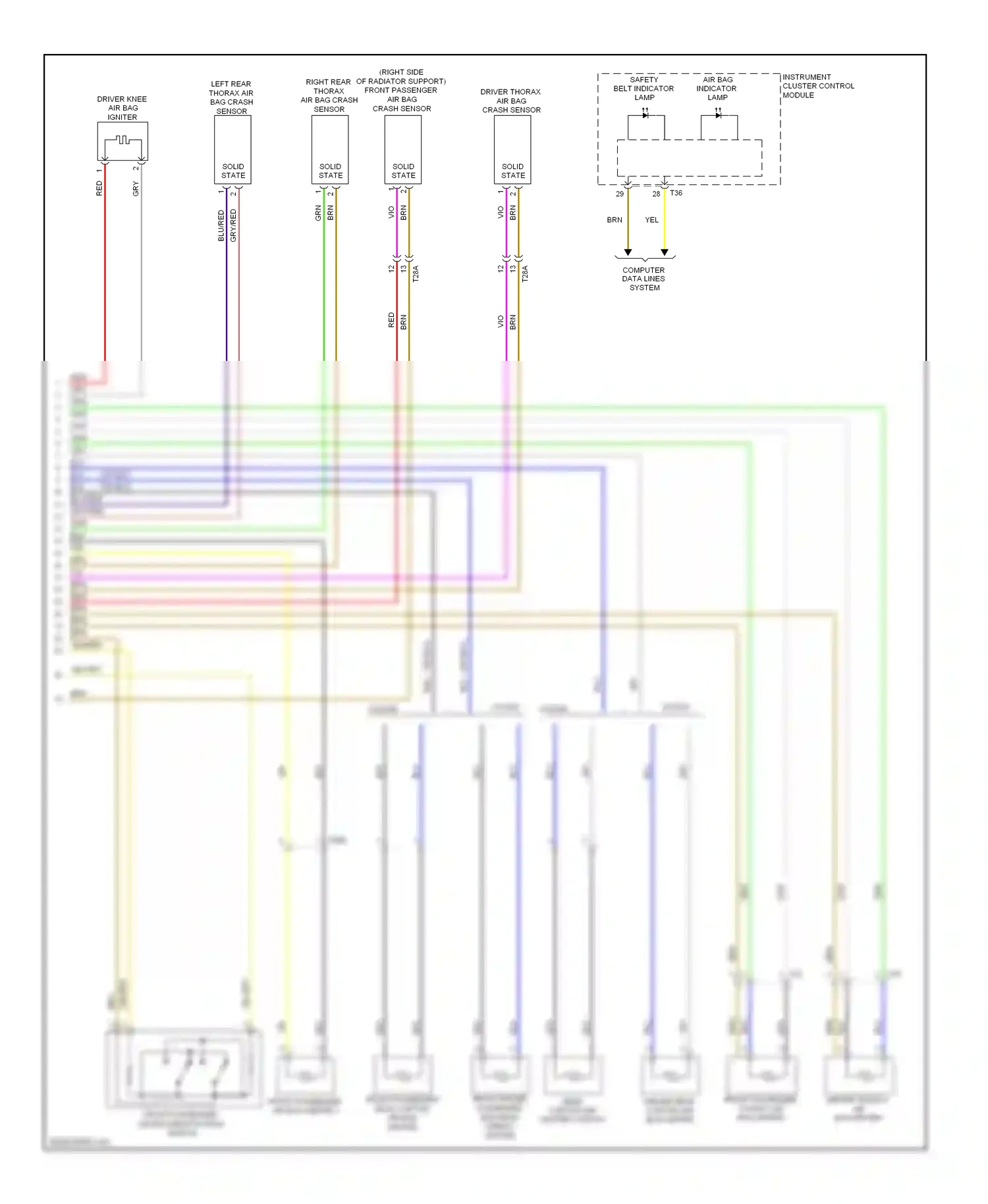 Volkswagen Golf Mk6 (2008-2012) solid state wiring diagram  (1 of 4)