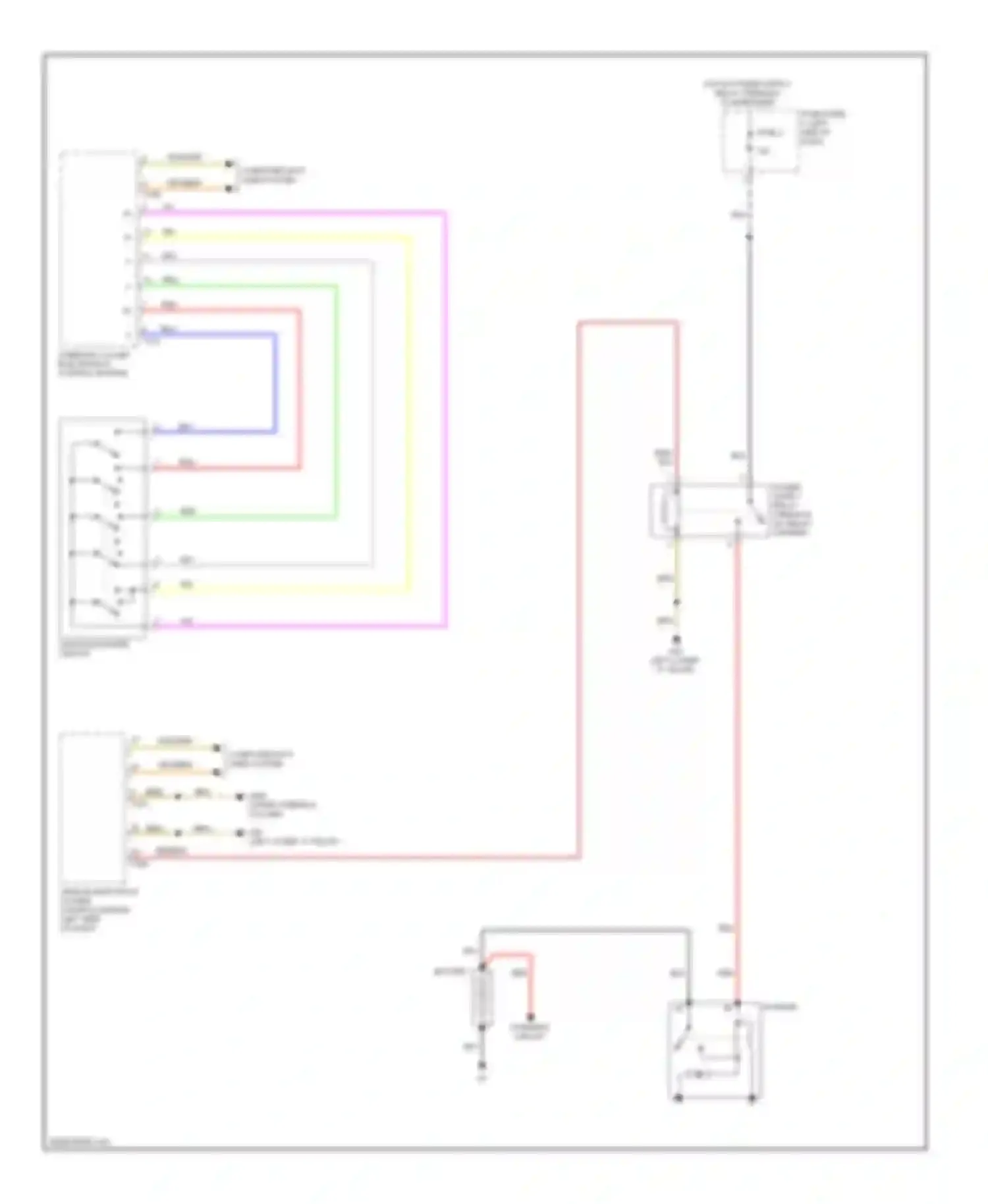 Wiring diagram steering column electronics control module for Volkswagen Golf Mk6 (2008-2012) (1 of 1)