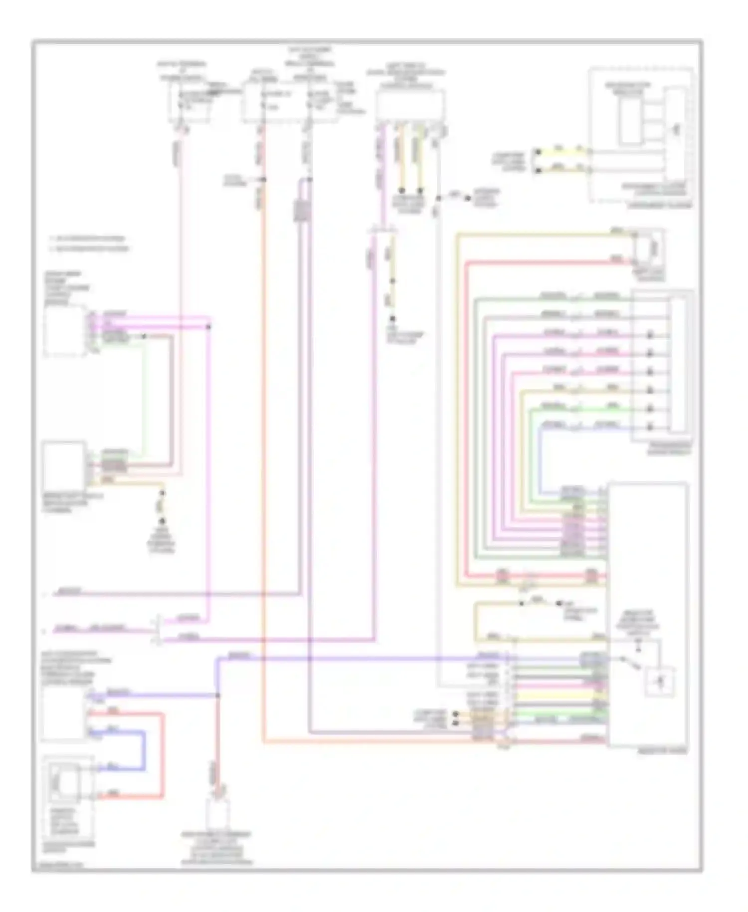 Wiring diagram w/ start/stop system w/o start/stop system for Volkswagen Golf Mk6 (2008-2012) (2 of 2)
