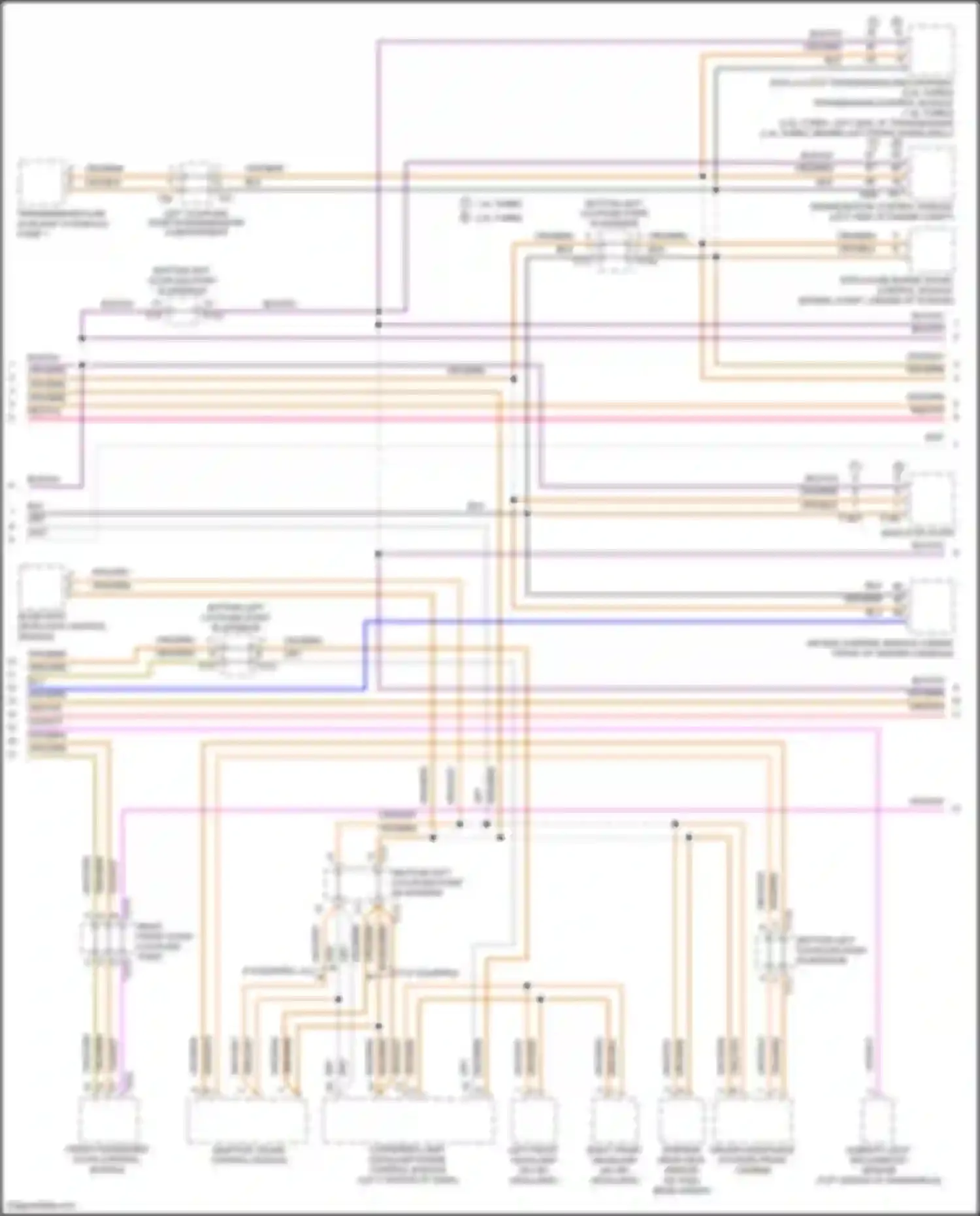 Golf Volkswagen Mk7 facelift (2017-2021): Computer data lines circuit (2 of 3)