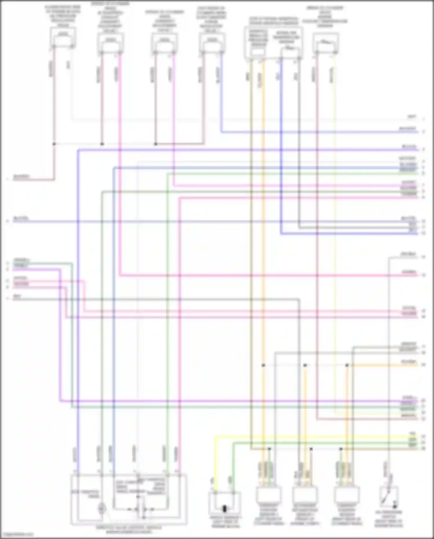 Golf Volkswagen Mk7 facelift (2017-2021): Wiring diagram engine performance 1.4l turbo (5 of 6)