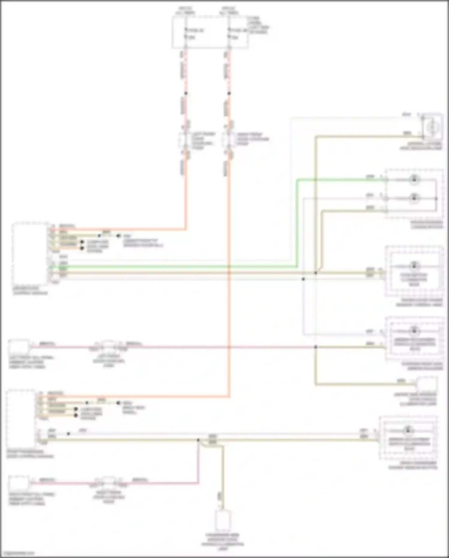 Golf Volkswagen Mk7 facelift (2017-2021): Instrument illumination circuit (2 of 2)