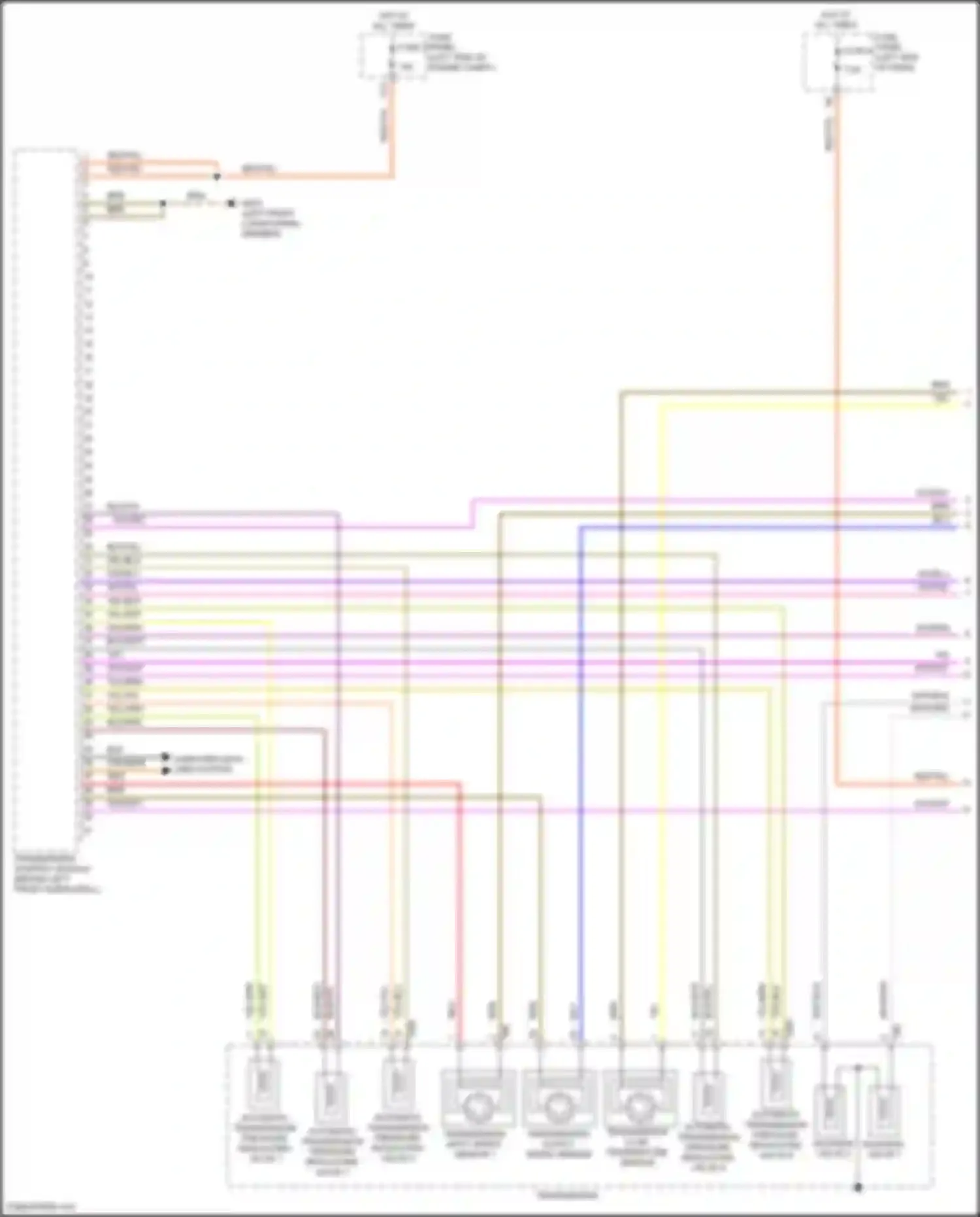 Wiring diagram computer data lines system for Volkswagen Golf Mk7 facelift (2017-2021) (21 of 72)