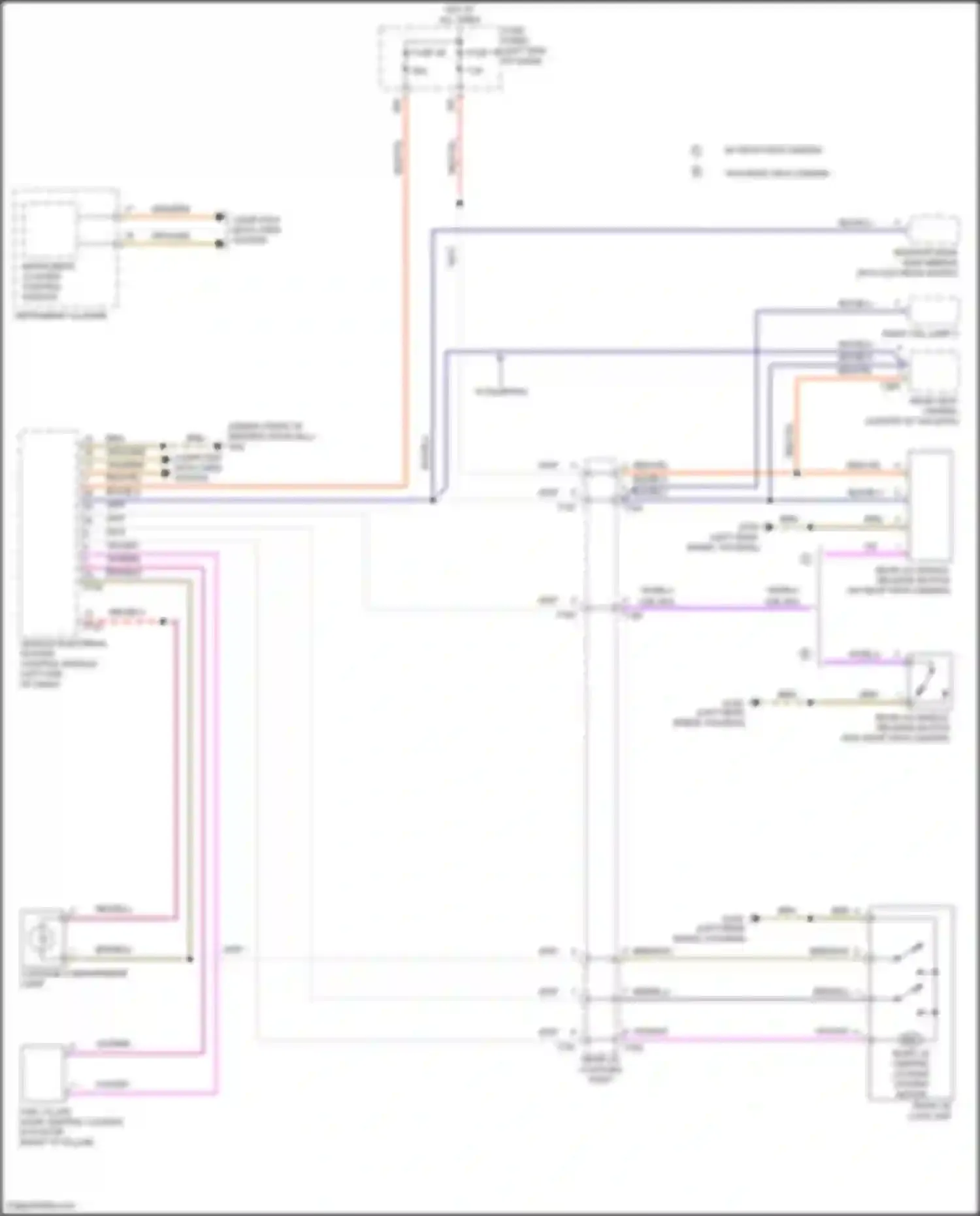 Wiring diagram computer data lines system for Volkswagen Golf Mk7 facelift (2017-2021) (30 of 72)
