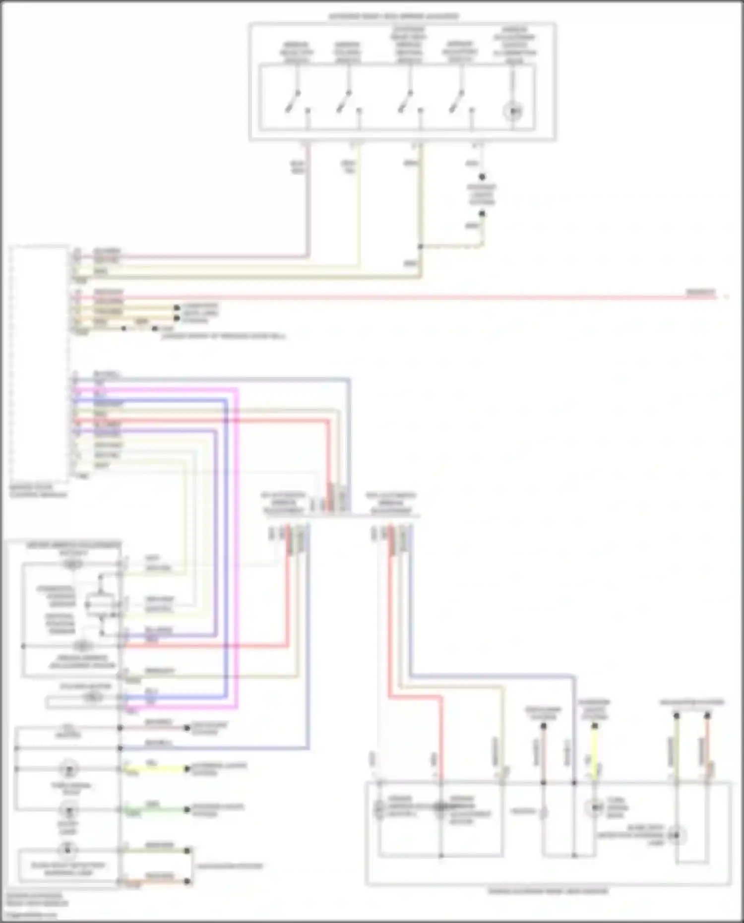 Wiring diagram computer data lines system for Volkswagen Golf Mk7 facelift (2017-2021) (27 of 72)