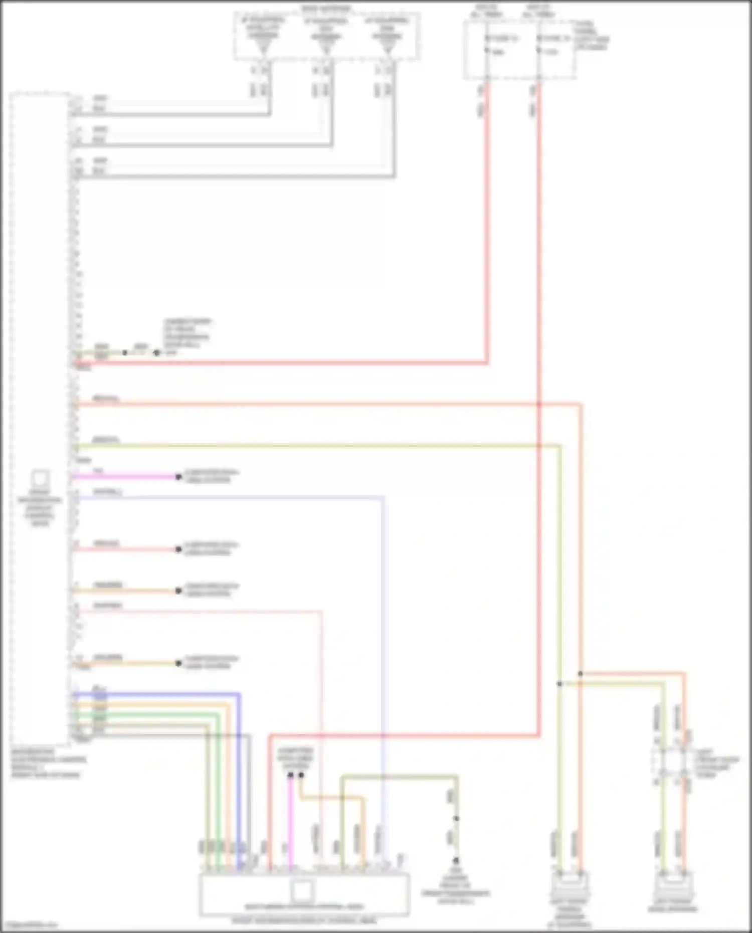 Wiring diagram computer data lines system for Volkswagen Golf Mk7 facelift (2017-2021) (26 of 72)