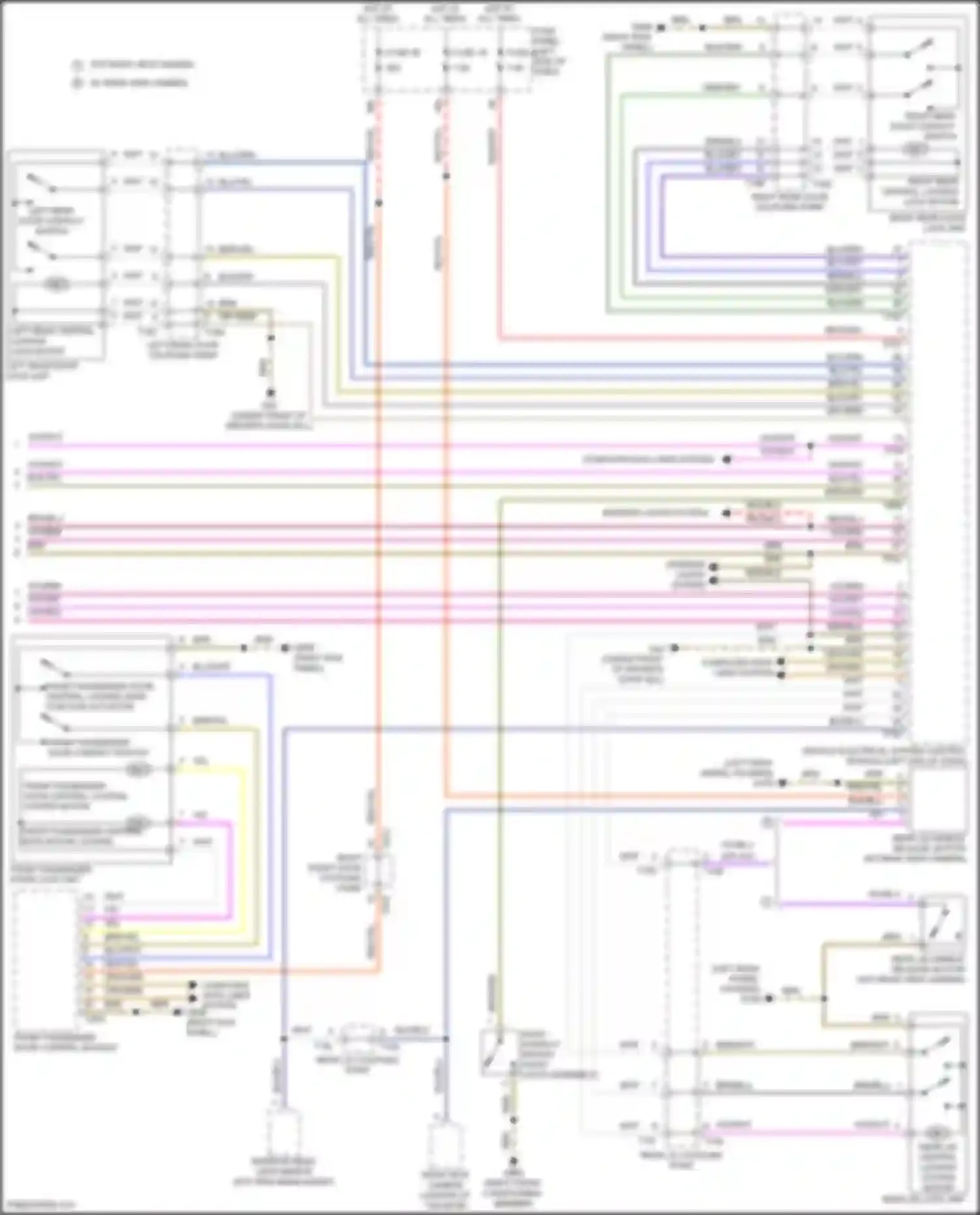 Wiring diagram computer data lines system for Volkswagen Golf Mk7 facelift (2017-2021) (14 of 72)