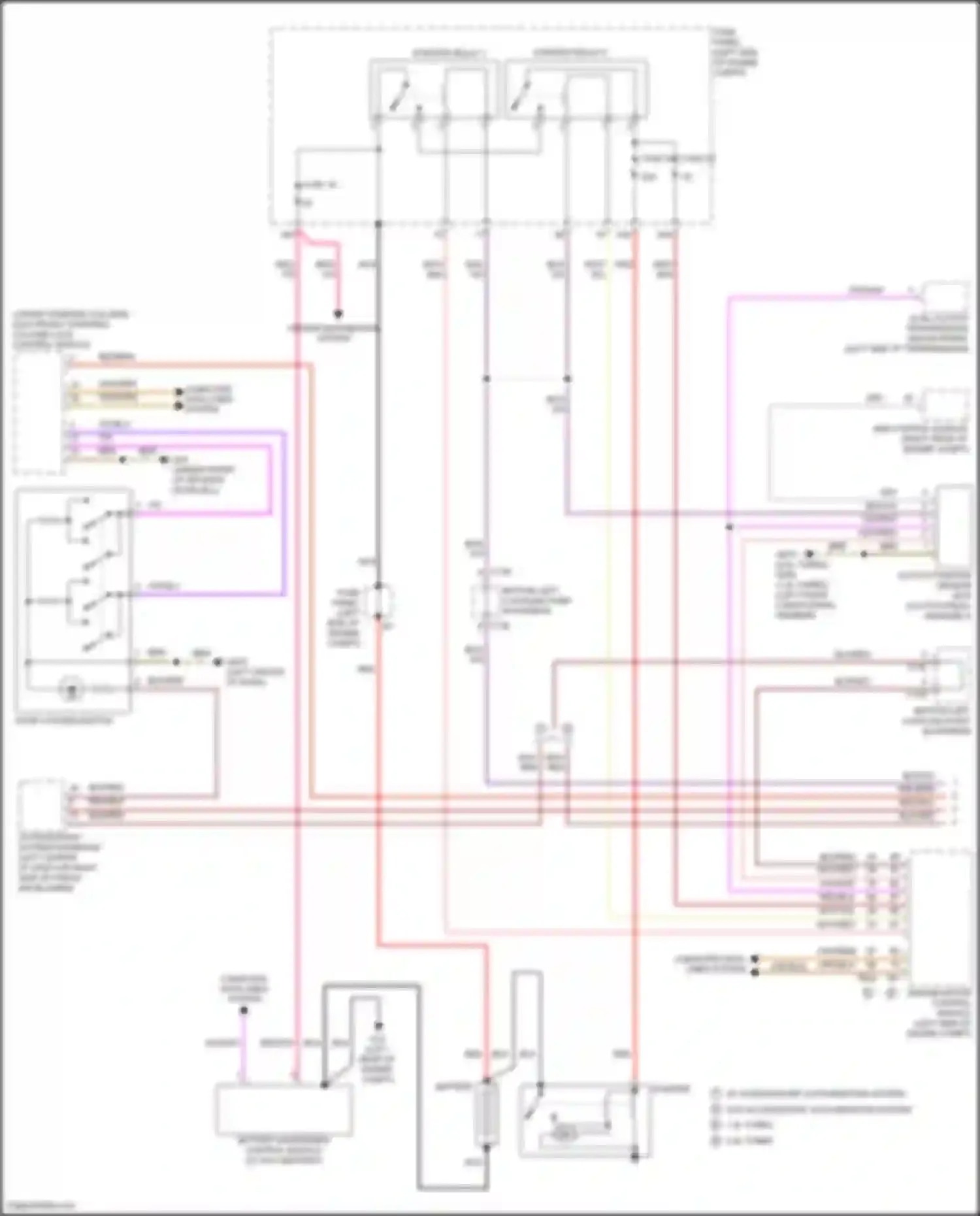 Wiring diagram electronic steering column lock control module for Volkswagen Golf Mk7 facelift (2017-2021) (5 of 5)