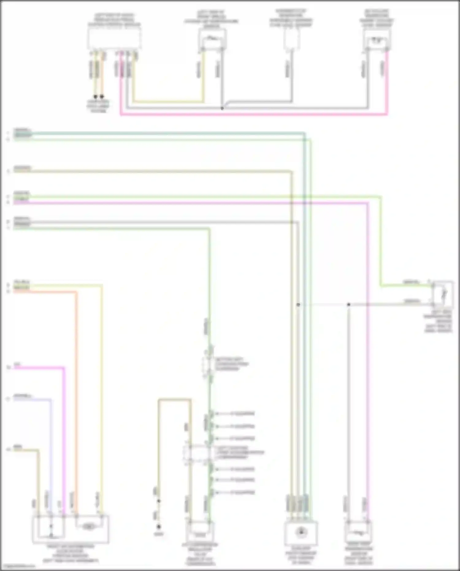 Wiring diagram engine coolant level sensor for Volkswagen Golf Mk7 facelift (2017-2021) (1 of 4)
