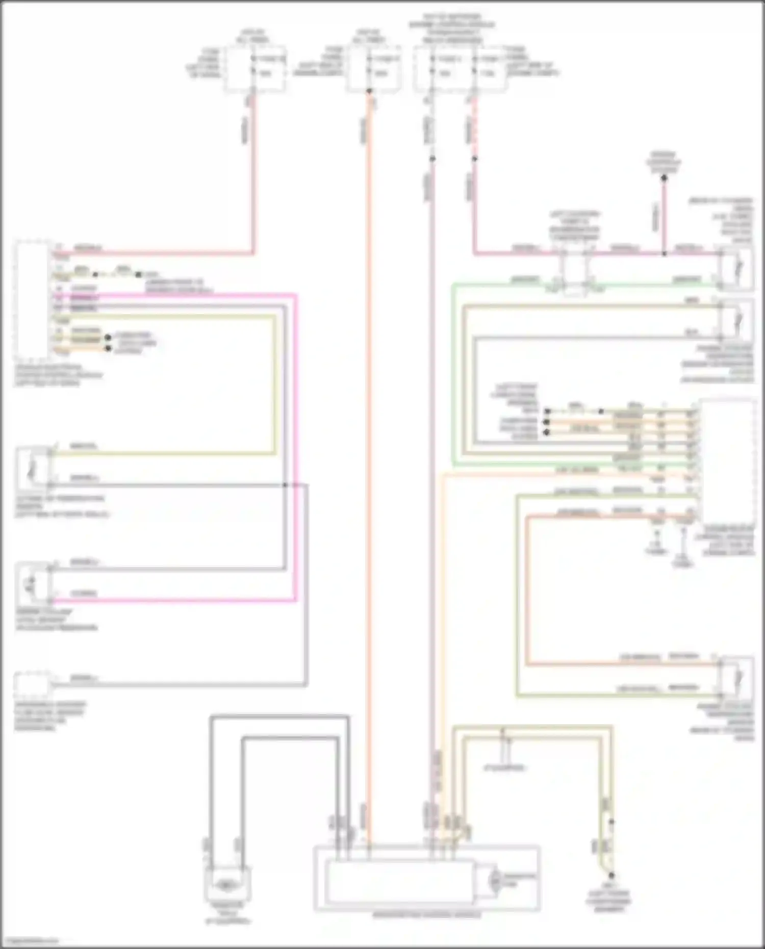 Wiring diagram fuse panel c for Volkswagen Golf Mk7 facelift (2017-2021) (3 of 60)