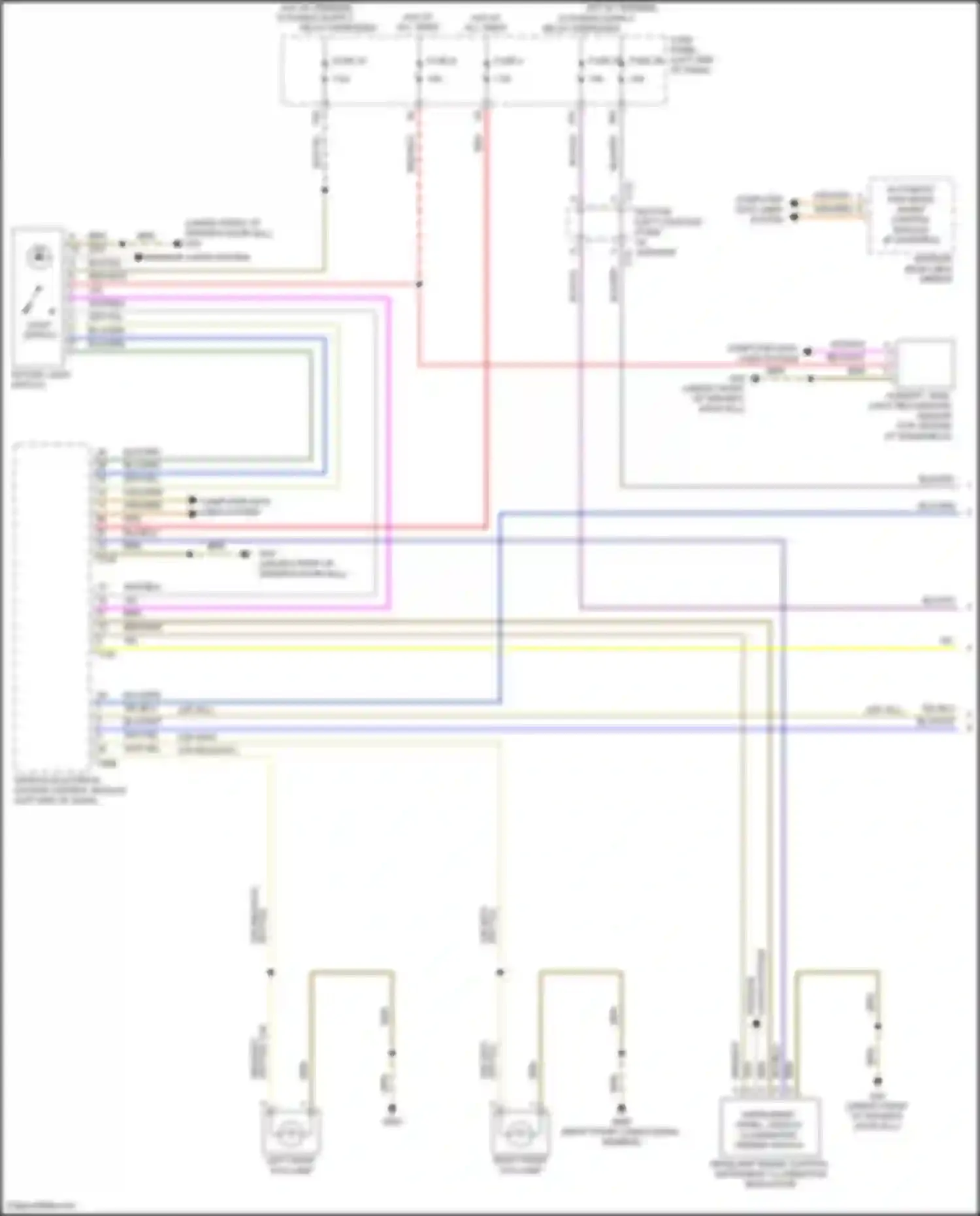 Wiring diagram fuse panel c for Volkswagen Golf Mk7 facelift (2017-2021) (45 of 60)