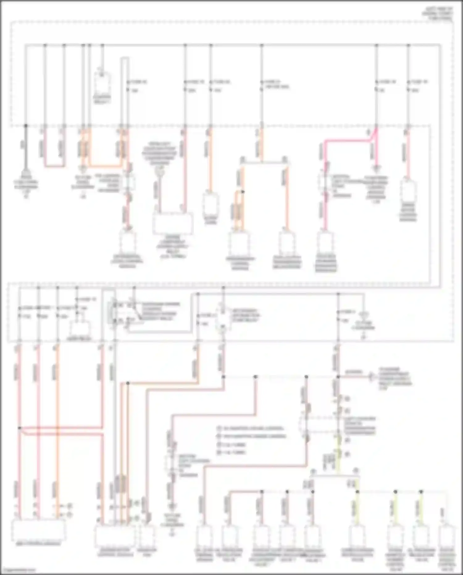 Wiring diagram left coupling point in engine/motor compartment for Volkswagen Golf Mk7 facelift (2017-2021) (14 of 17)