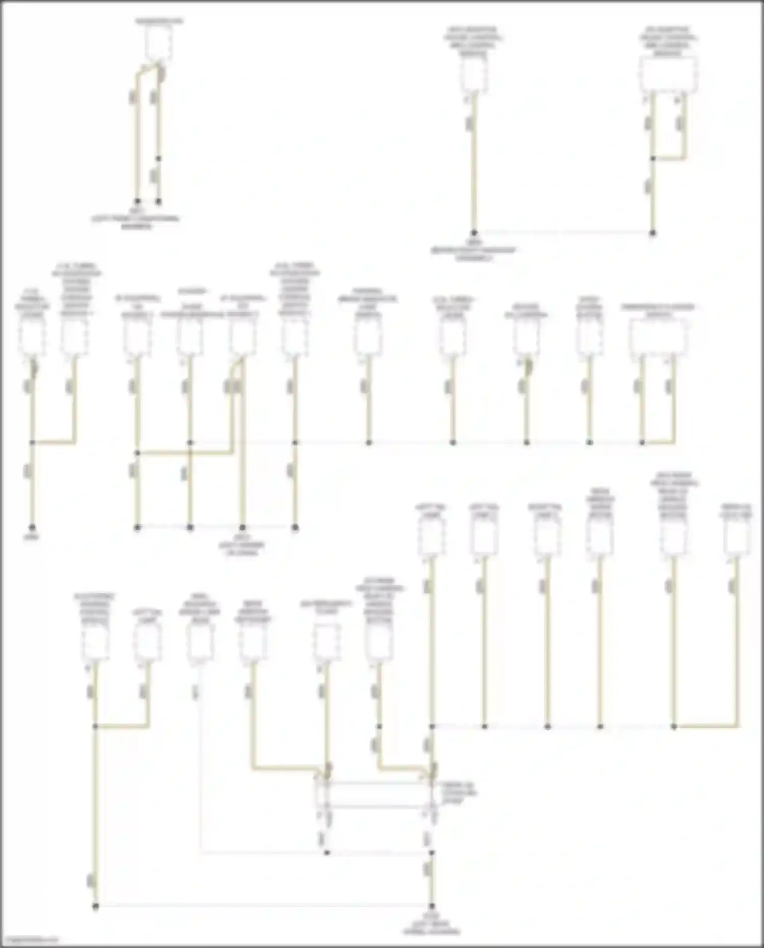 Wiring diagram selector lever for Volkswagen Golf Mk7 facelift (2017-2021) (5 of 8)