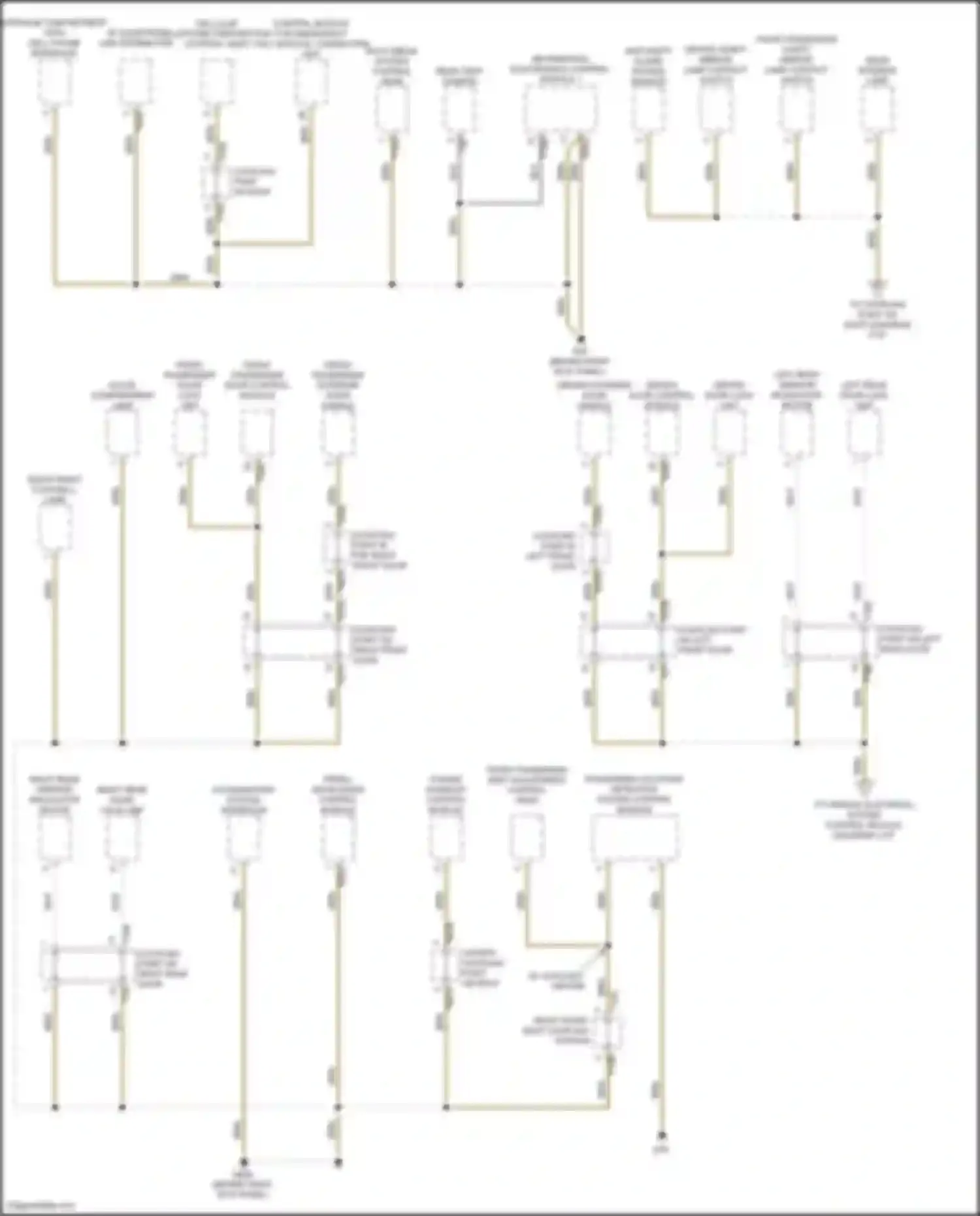 Golf Volkswagen Mk7 (2012-2017): Ground distribution circuit (2 of 5)