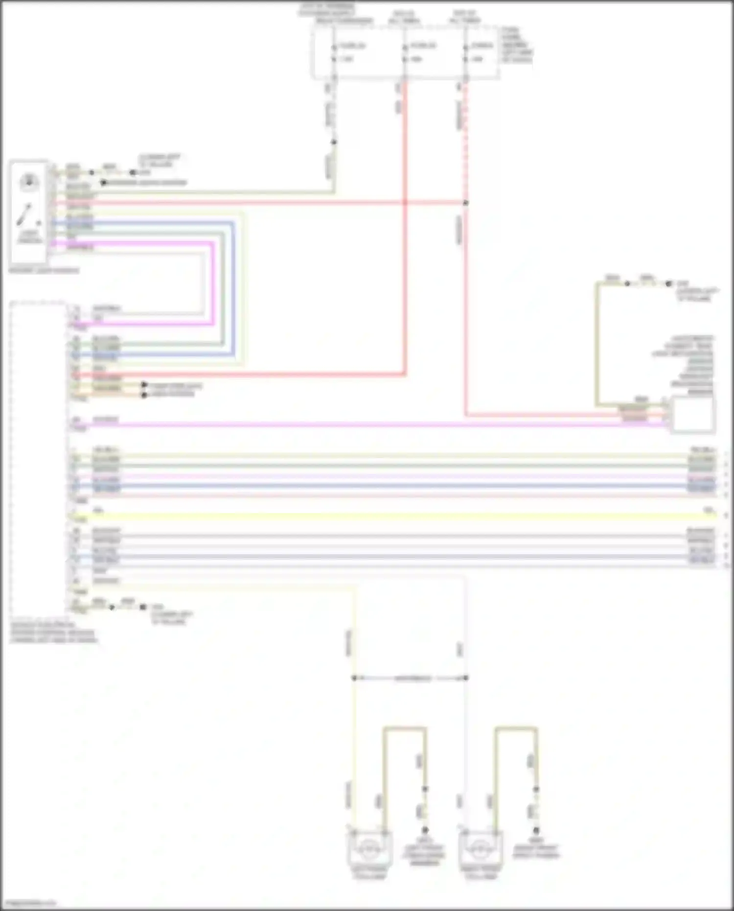 Golf Volkswagen Mk7 (2012-2017): Headlights circuit, w/o hid headlamps (1 of 2)