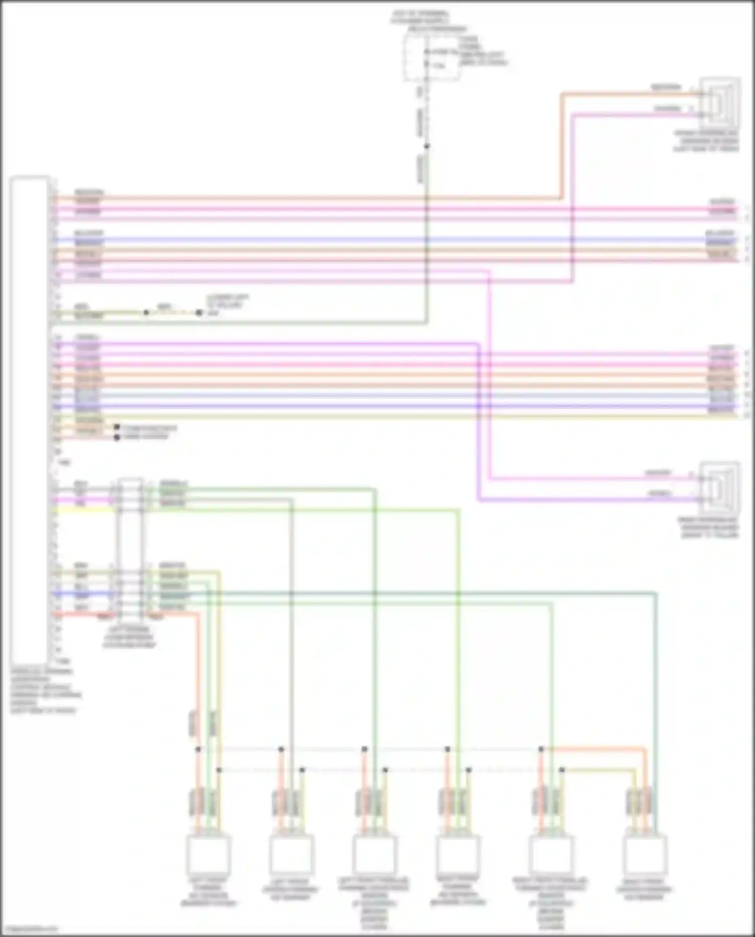 Golf Volkswagen Mk7 (2012-2017): Parking assistant circuit (1 of 2)