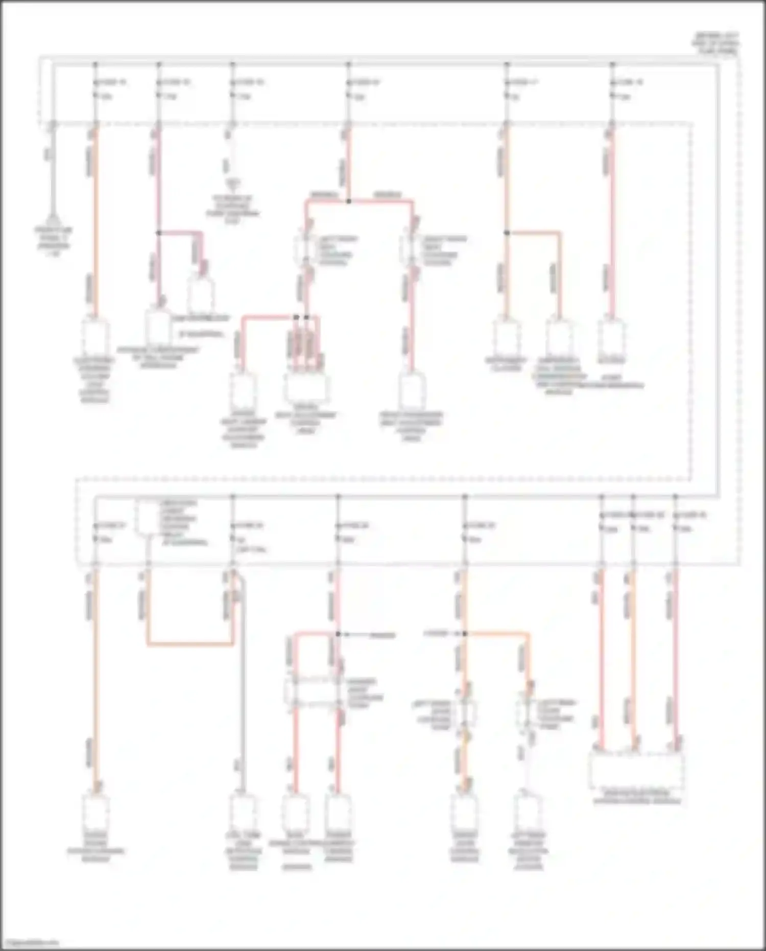 Golf Volkswagen Mk7 (2012-2017): Power distribution circuit (6 of 6)