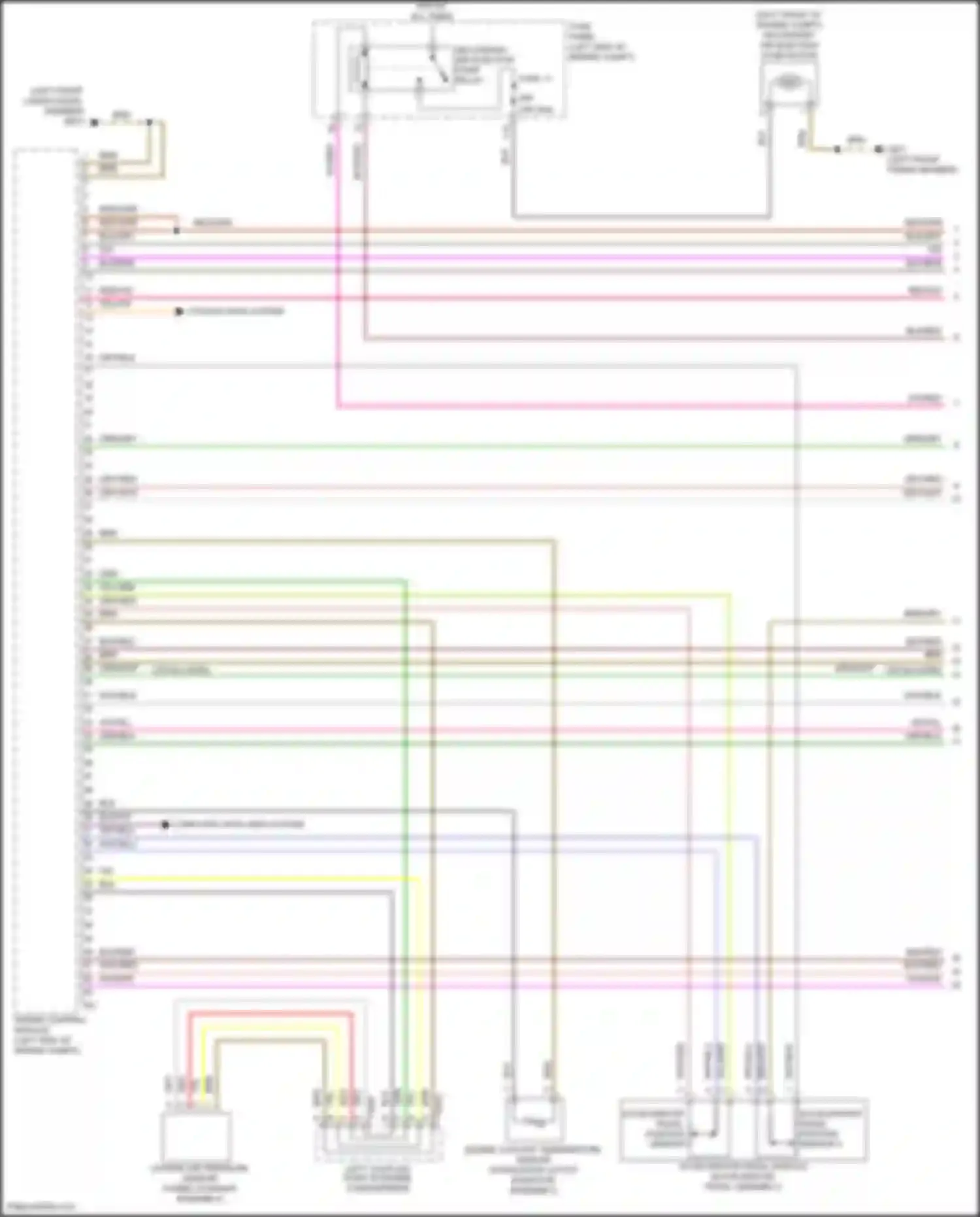 Wiring diagram computer data lines system for Volkswagen Golf Mk7 (2012-2017) (72 of 79)