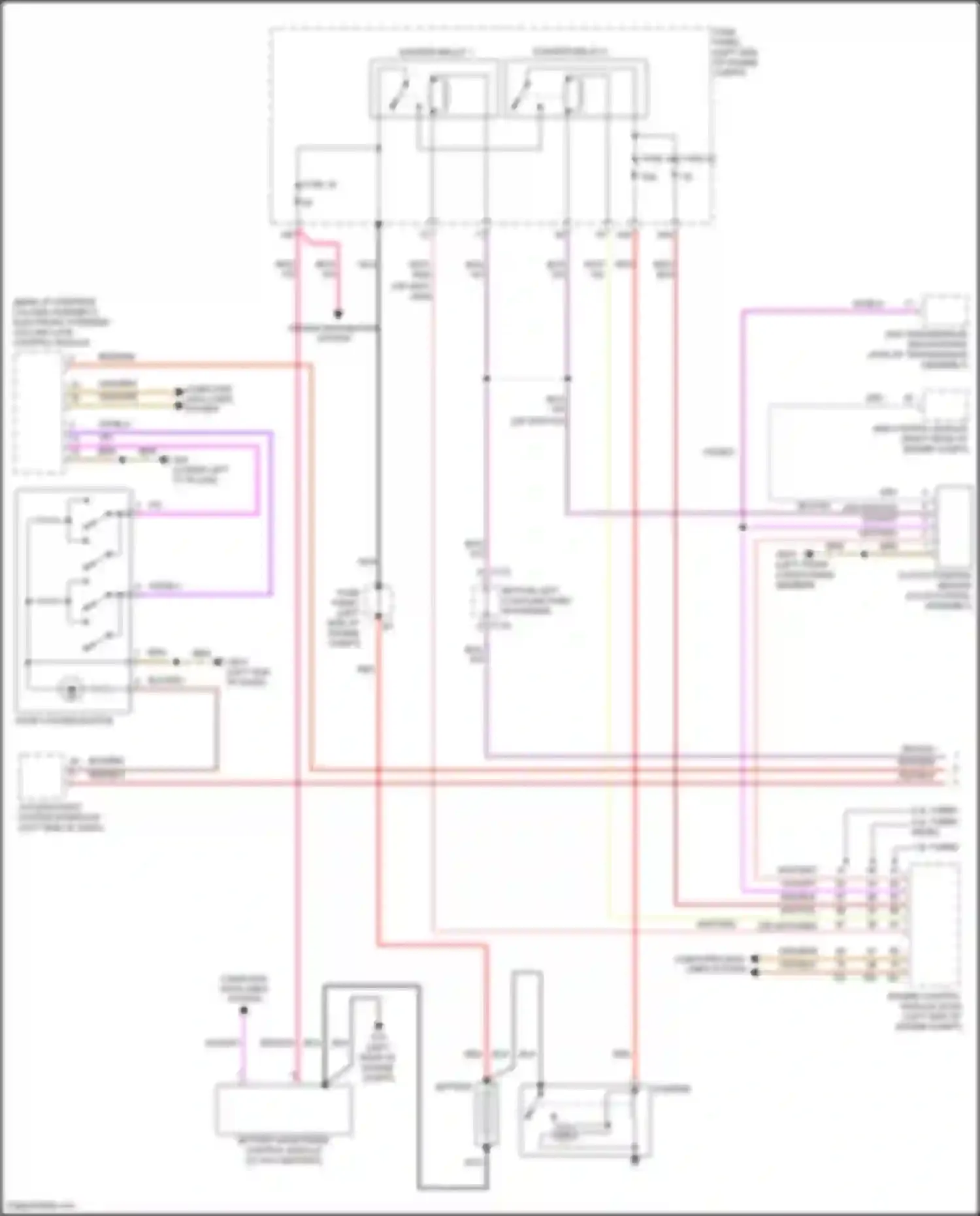 Wiring diagram computer data lines system for Volkswagen Golf Mk7 (2012-2017) (59 of 79)