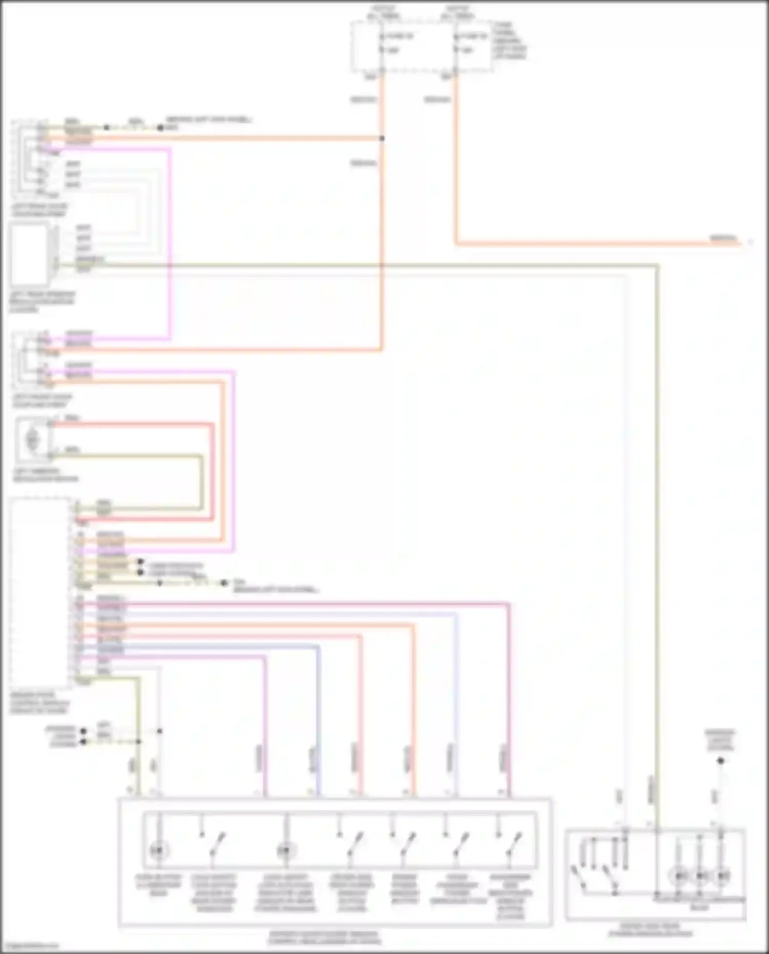 Wiring diagram computer data lines system for Volkswagen Golf Mk7 (2012-2017) (47 of 79)