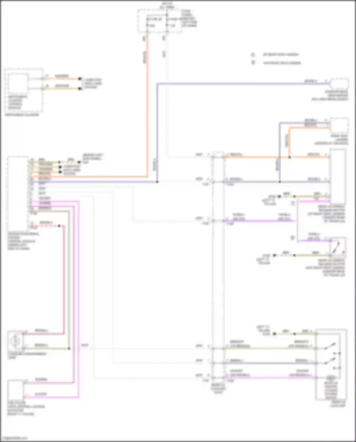 Wiring diagram computer data lines system for Volkswagen Golf Mk7 (2012-2017) (20 of 79)