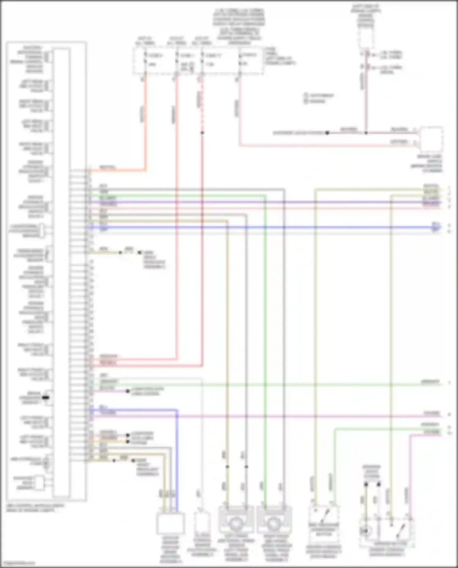Wiring diagram computer data lines system for Volkswagen Golf Mk7 (2012-2017) (21 of 79)