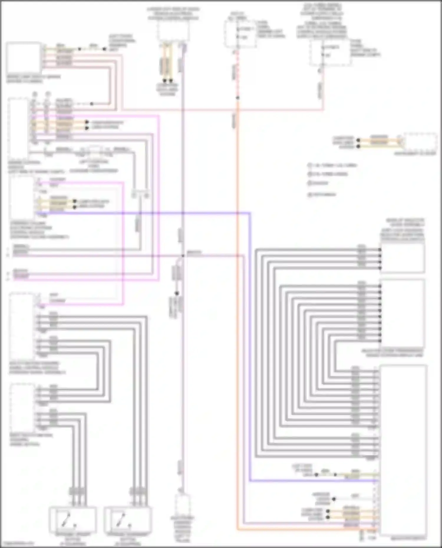 Wiring diagram computer data lines system for Volkswagen Golf Mk7 (2012-2017) (61 of 79)