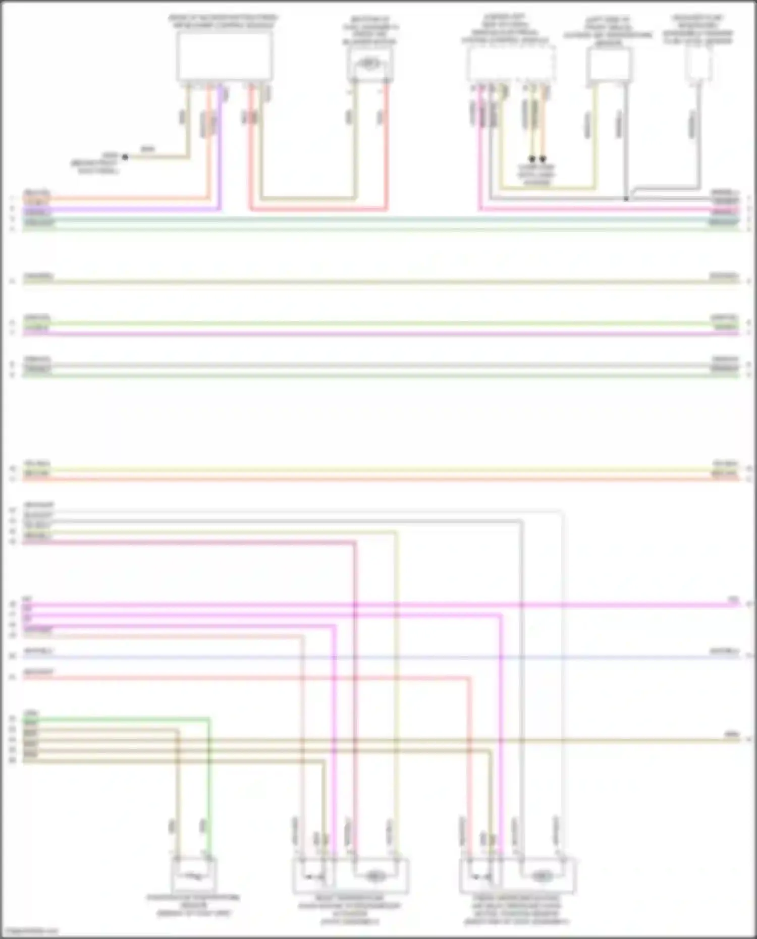 Wiring diagram computer data lines system for Volkswagen Golf Mk7 (2012-2017) (4 of 79)