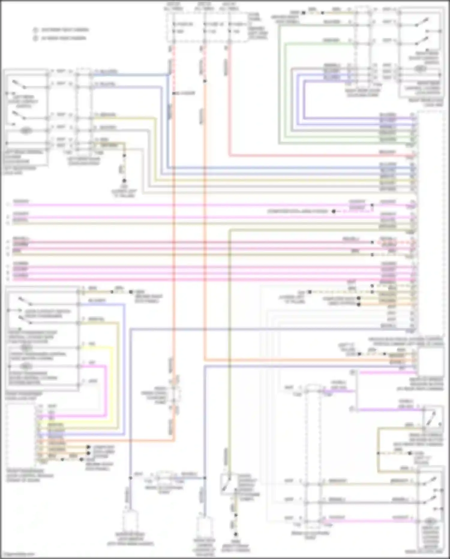 Wiring diagram computer data lines system for Volkswagen Golf Mk7 (2012-2017) (6 of 79)