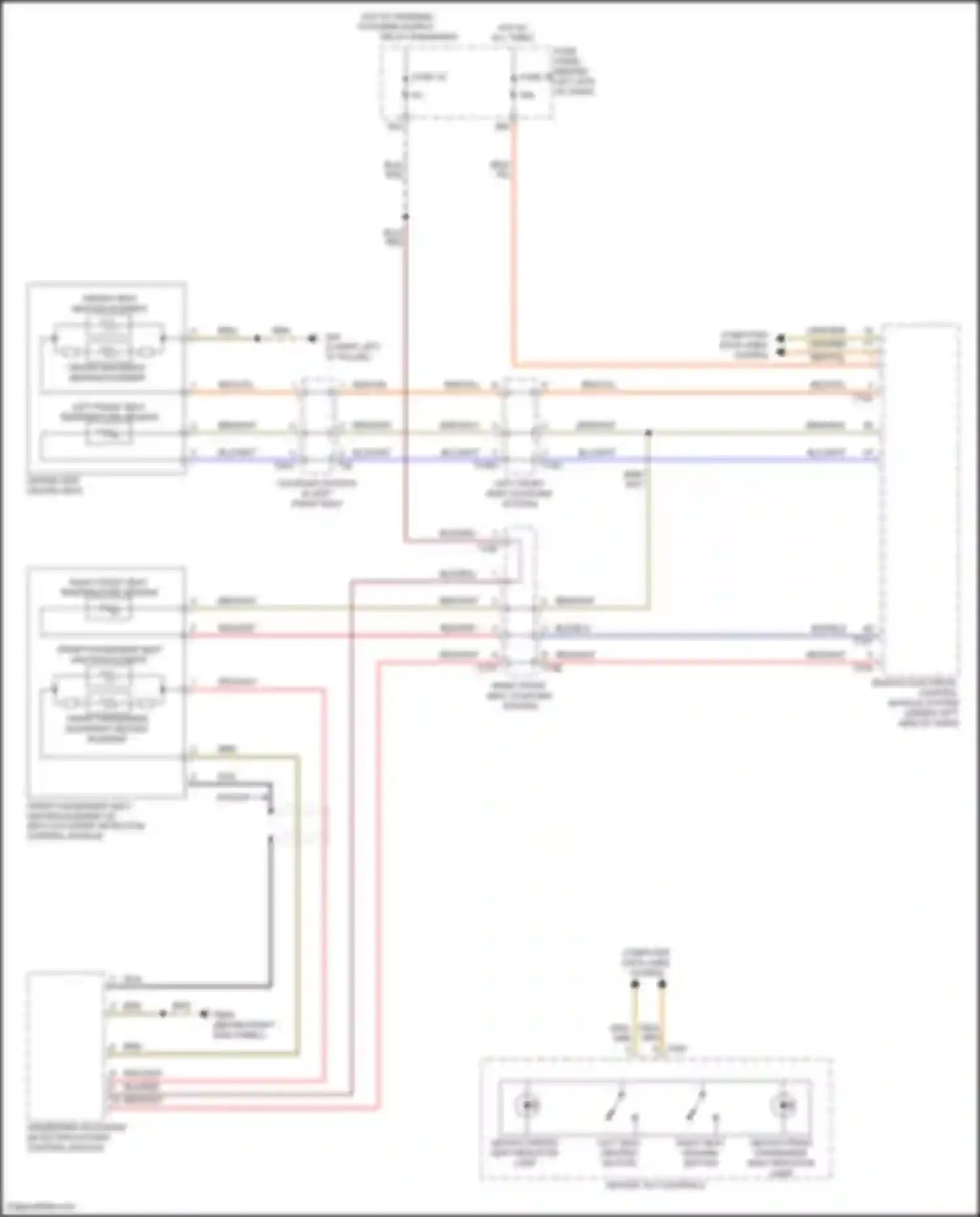 Wiring diagram computer data lines system for Volkswagen Golf Mk7 (2012-2017) (56 of 79)