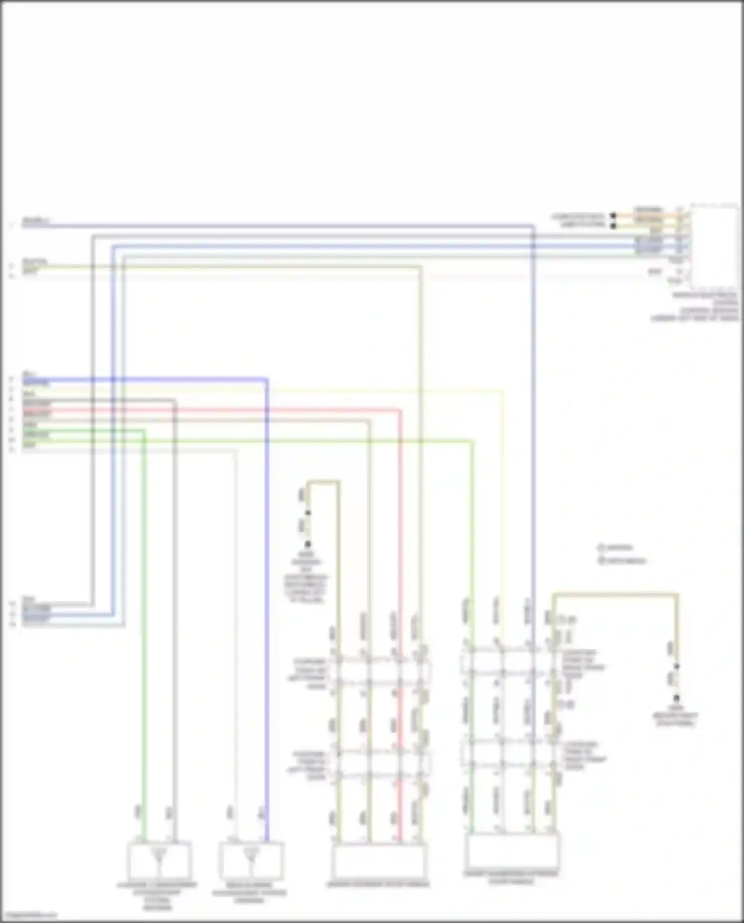 Wiring diagram computer data lines system for Volkswagen Golf Mk7 (2012-2017) (2 of 79)